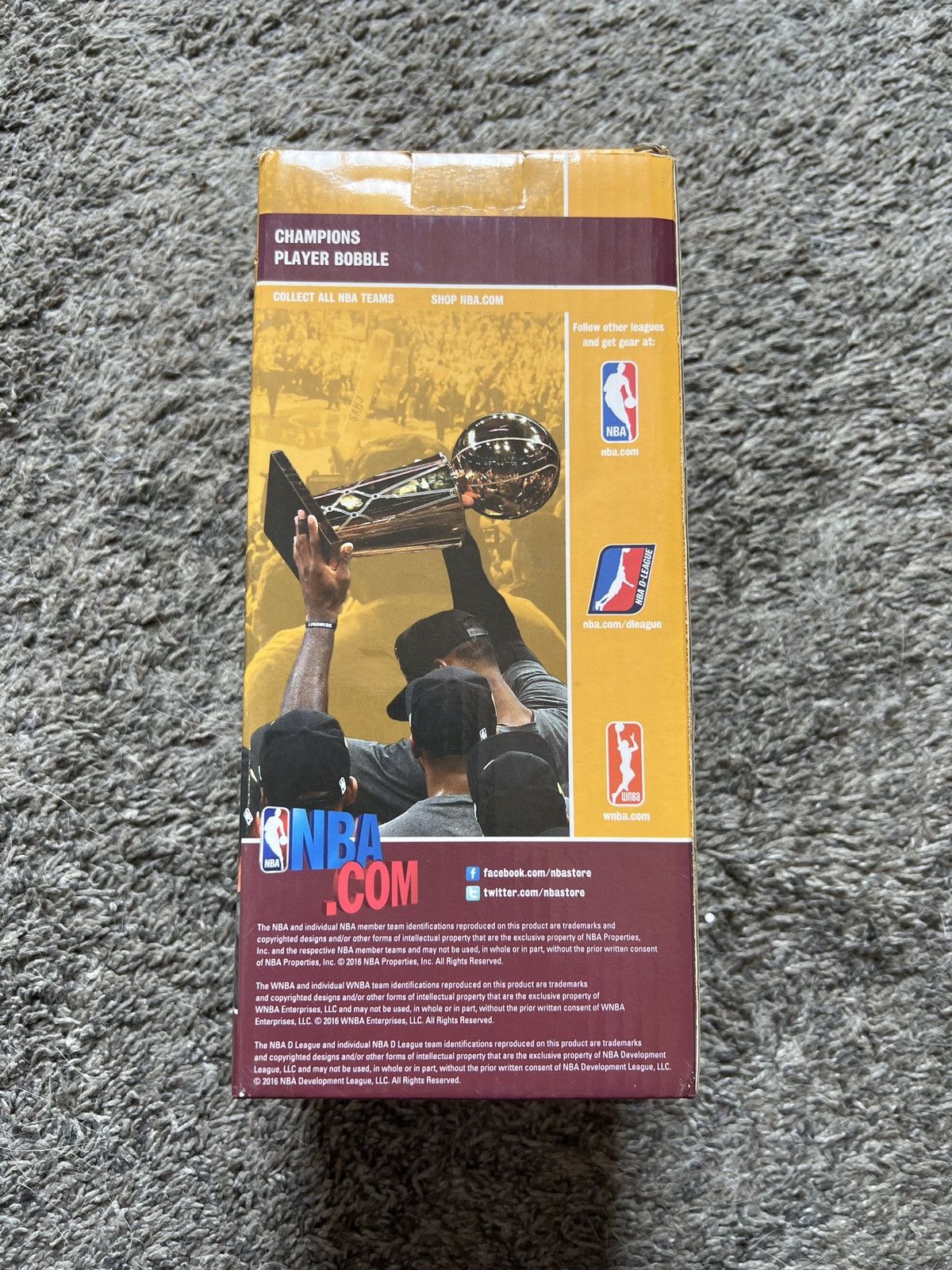 NBA 2016 NBA Cleveland Cavaliers Tristan Thompson Champ Bobble Size ONE SIZE - 3 Thumbnail