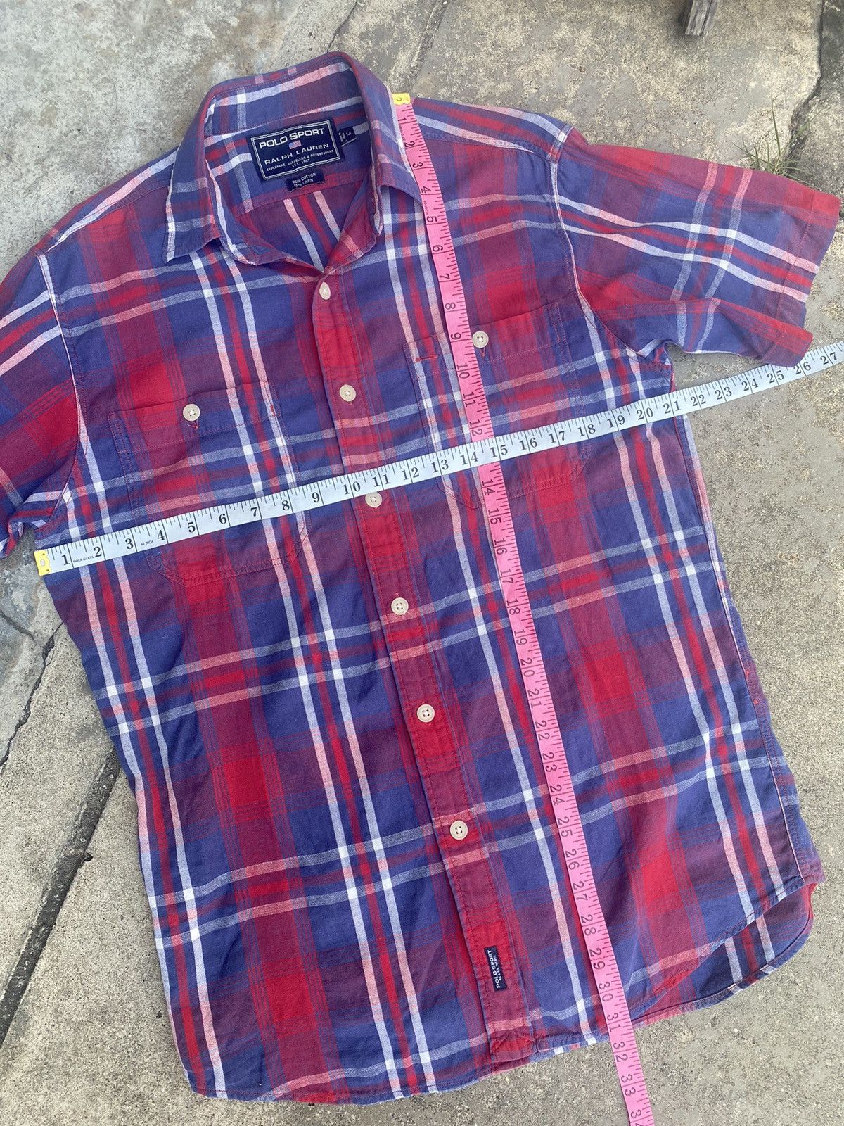Polo Ralph Lauren Vintage Polo Sport Shirt Button Ups Size US M / EU 48-50 / 2 - 10 Thumbnail