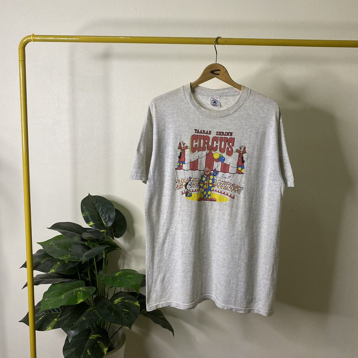 Vintage Vintage 1990s Yaarab Shrine Circus Promo Tee Size US L / EU 52-54 / 3 - 1 Thumbnail
