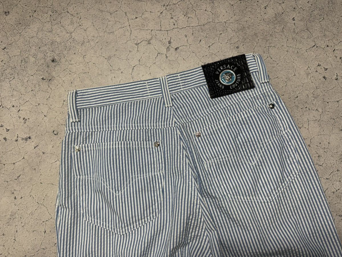 Versace Jeans Couture Versace Jeans Couture Striped Blue Luxury Pants Trousers Size US 31 - 14 Thumbnail