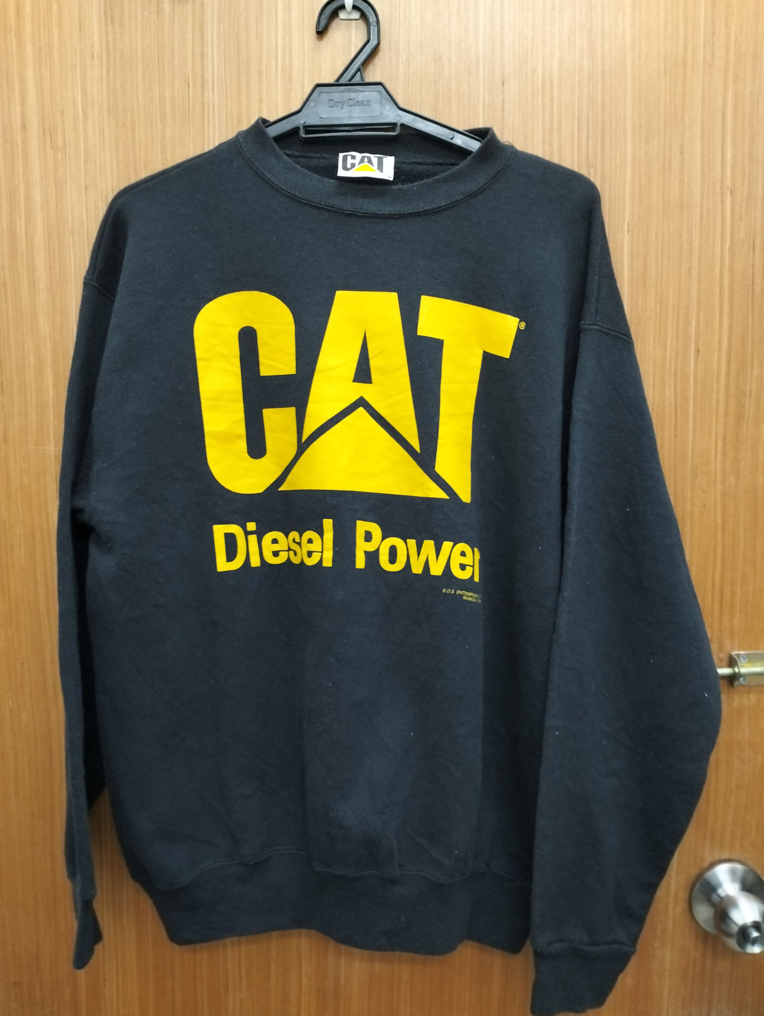 Caterpillar Vintage 90' Caterpillar big logo sweatshirt Size US L / EU 52-54 / 3 - 1 Thumbnail