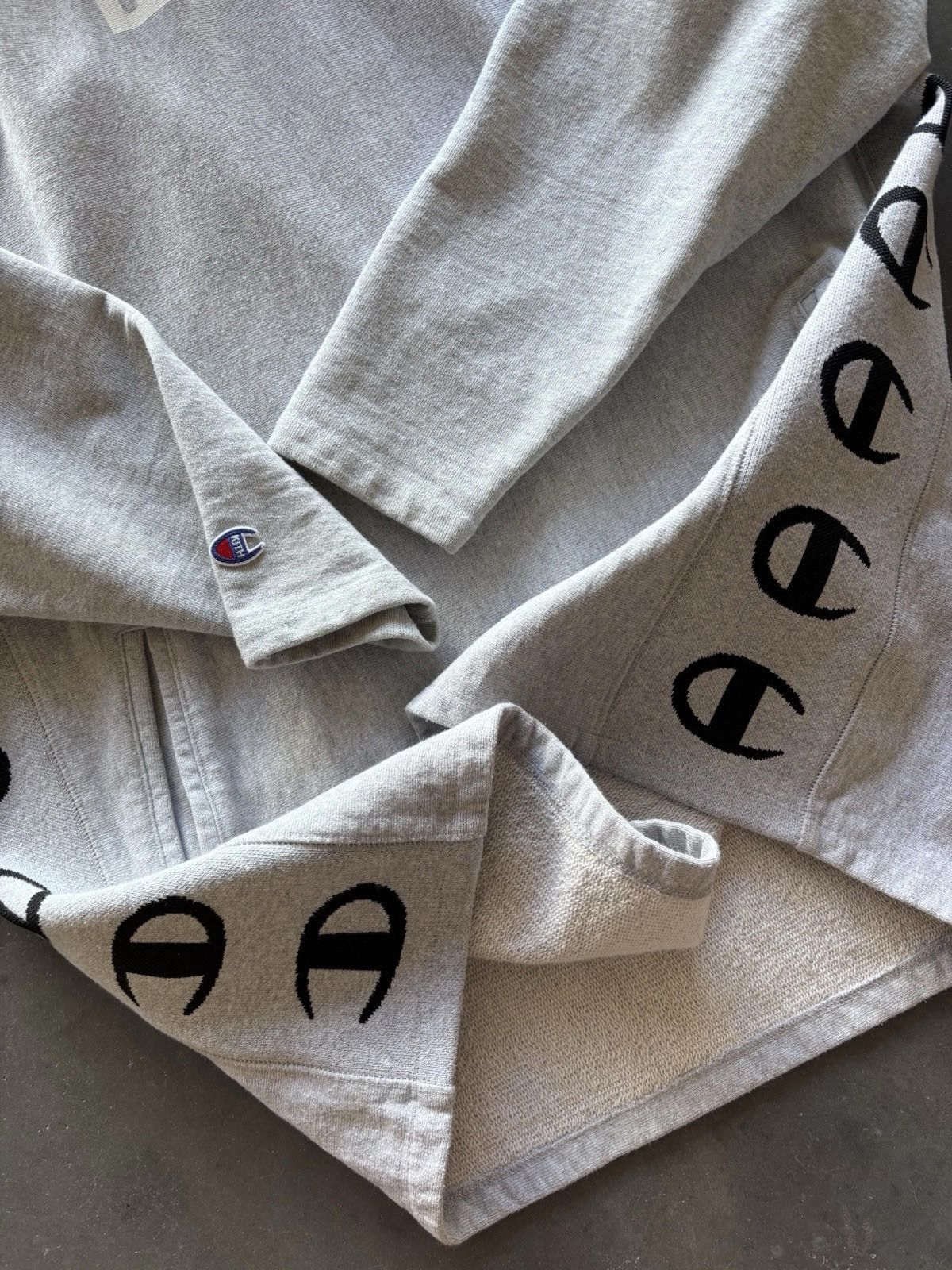 Kith Kith X Champion Extended Box Logo Reverse Weave Hoodie XL Size US XL / EU 56 / 4 - 6 Thumbnail