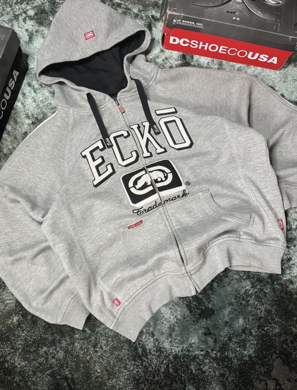 Ecko Unltd. Ecko Unltd. Vintage Y2K Zip Hoodie – Affliction Style Size S Size US S / EU 44-46 / 1 - 2 Thumbnail