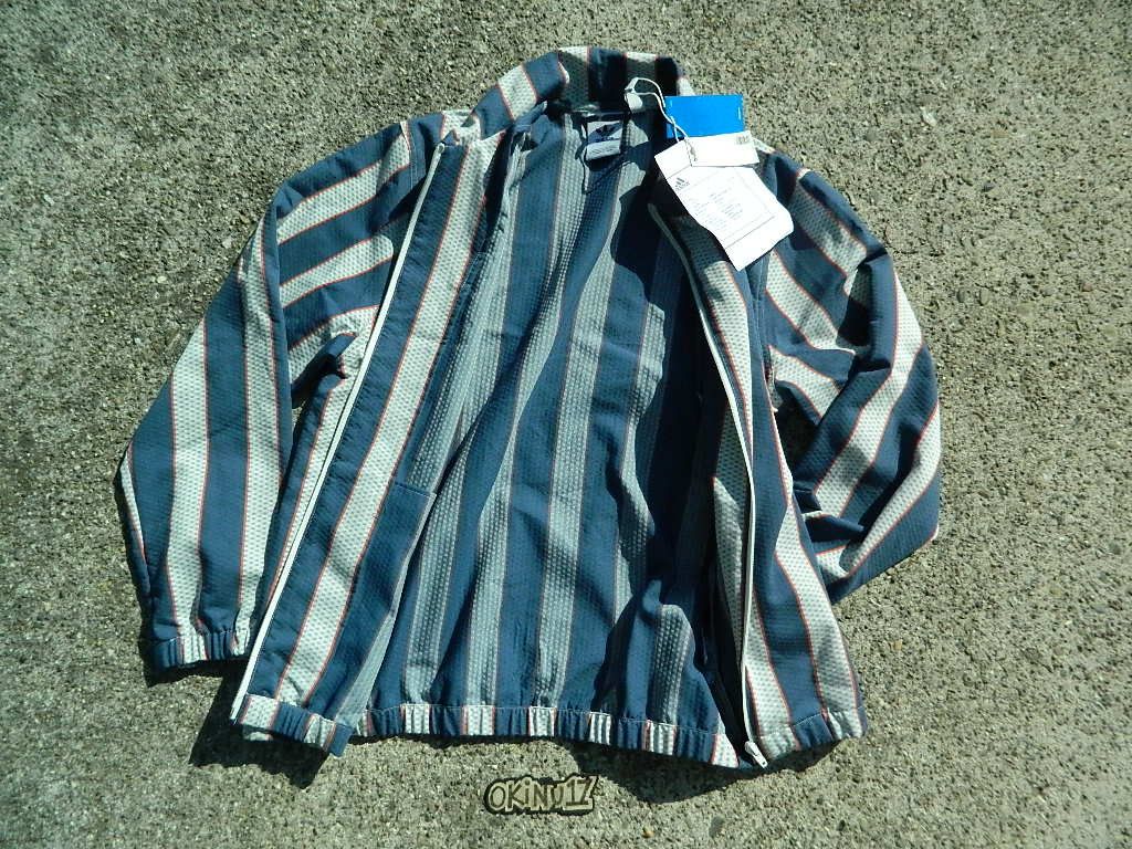 Adidas Adidas Originals SAMPLE Striped Warm Up Jacket Full Zip M Size US M / EU 48-50 / 2 - 8 Thumbnail