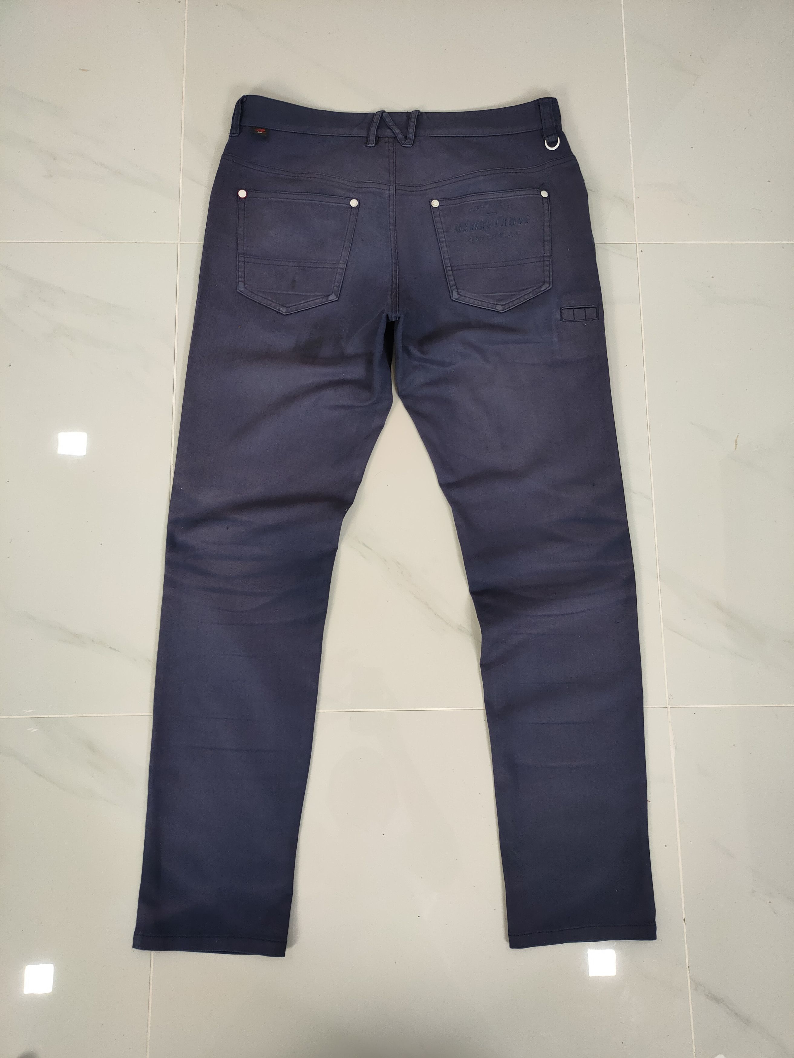 New Balance NEW BALANCE FADED DARK BLUE TROUSER CHINO PANTS Size US 34 / EU 50 - 7 Thumbnail