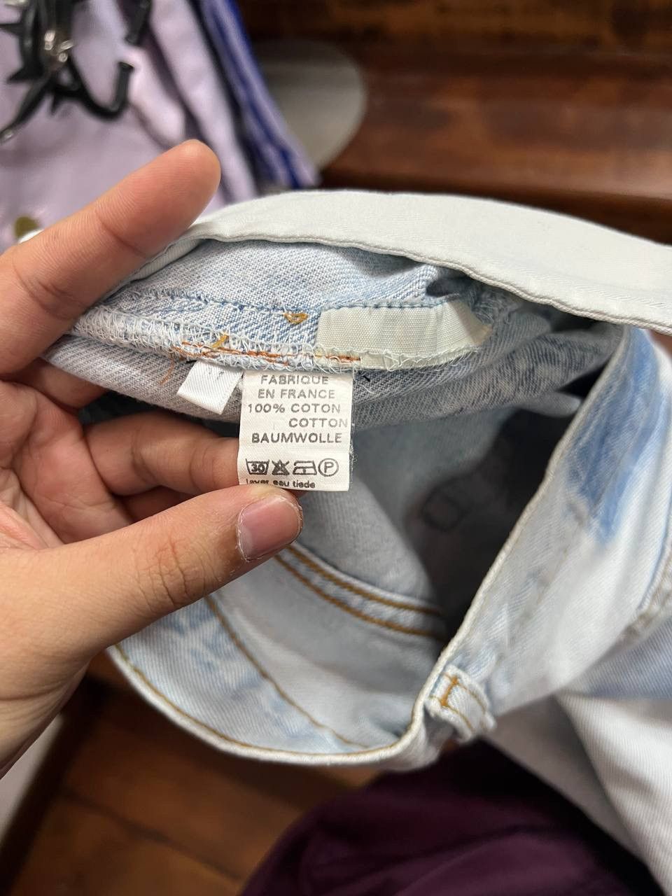 Maison Margiela AW00 Maison Martin Margiela Artisanal Reworked Patched Denim Size US 30 / EU 46 - 7 Thumbnail