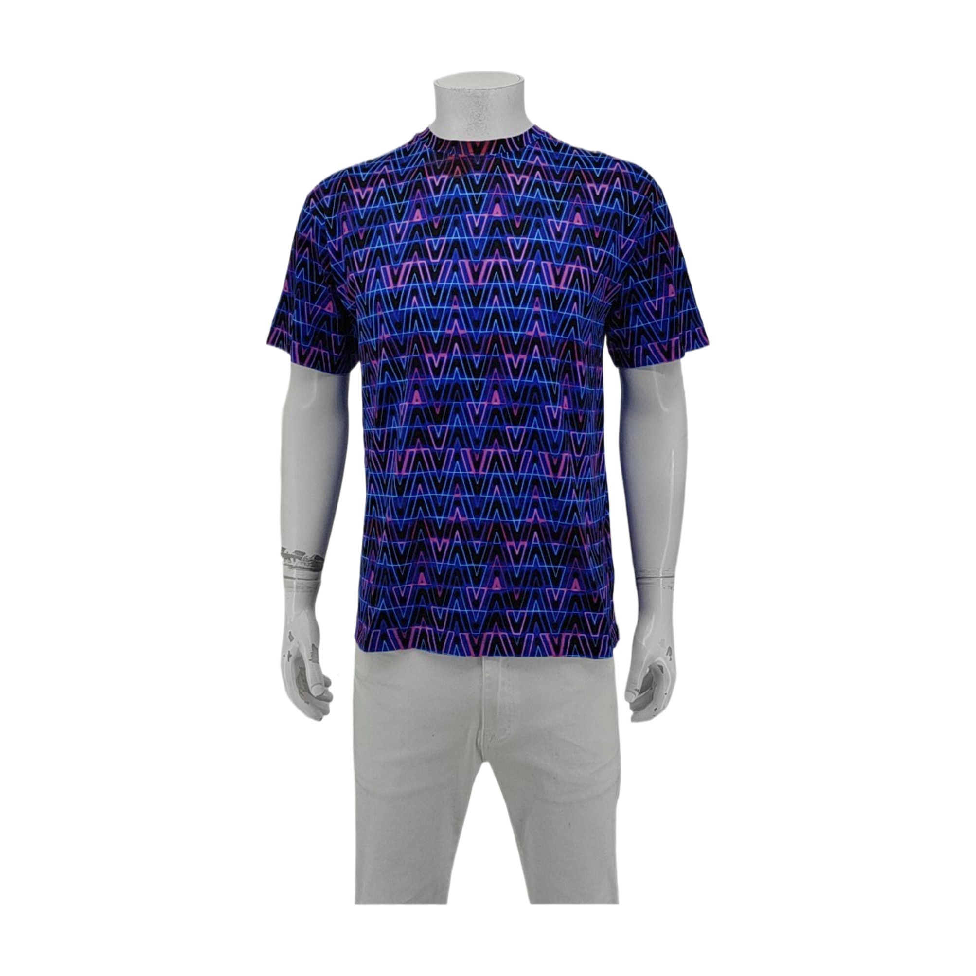 Valentino Valentino Geometric V-Logo Print T-Shirt S Size US S / EU 44-46 / 1 - 1 Thumbnail