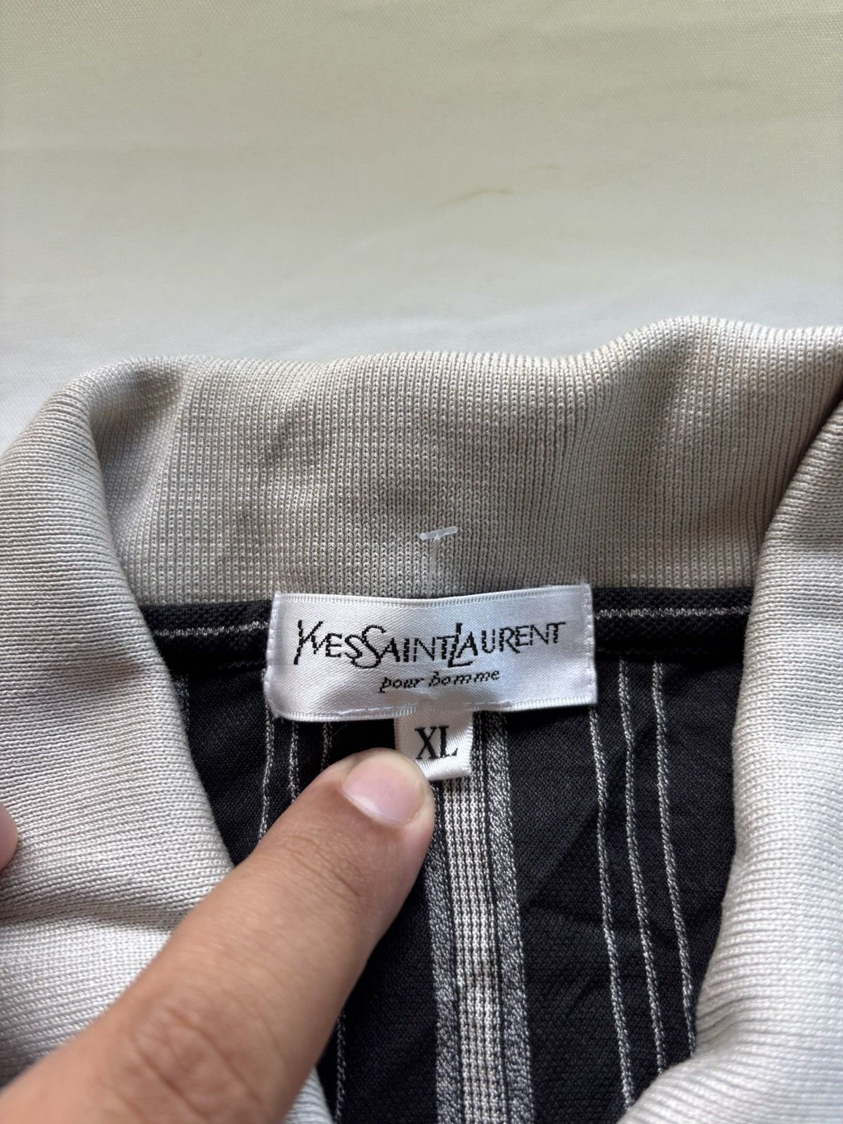 Yves Saint Laurent Yves Saint Laurent Polo Shirt Size US XL / EU 56 / 4 - 3 Thumbnail