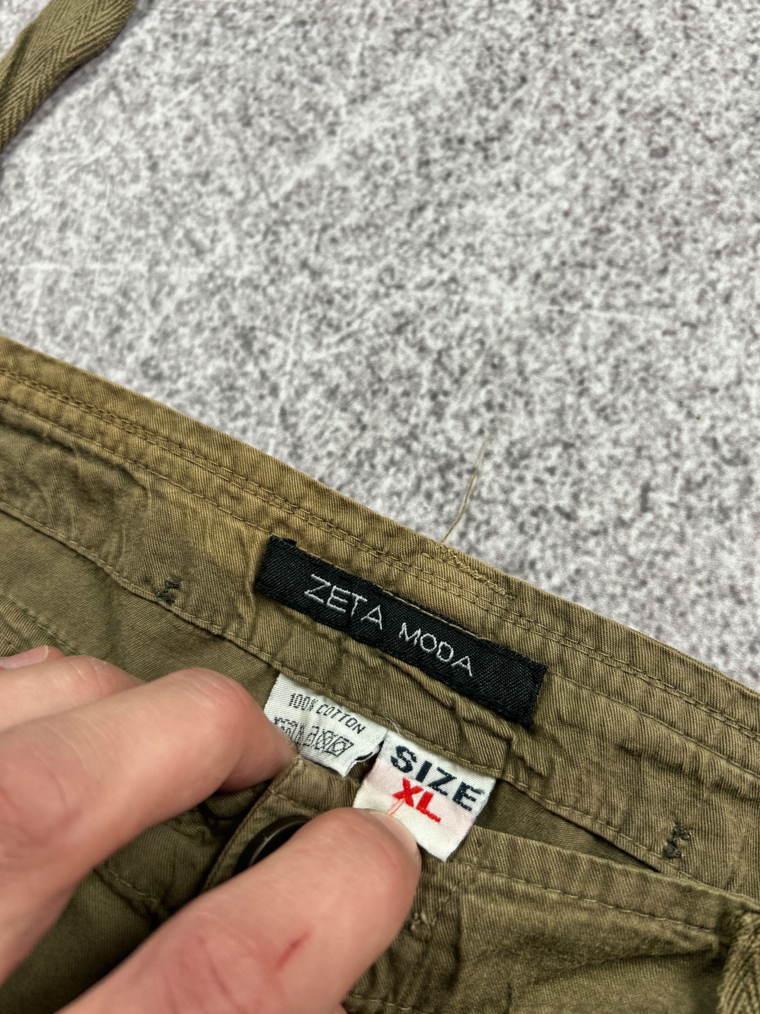 Designer Vintage Junya Watanabe Balenciaga Style Cargo Jeans 90s Size US 32 / EU 48 - 9 Thumbnail