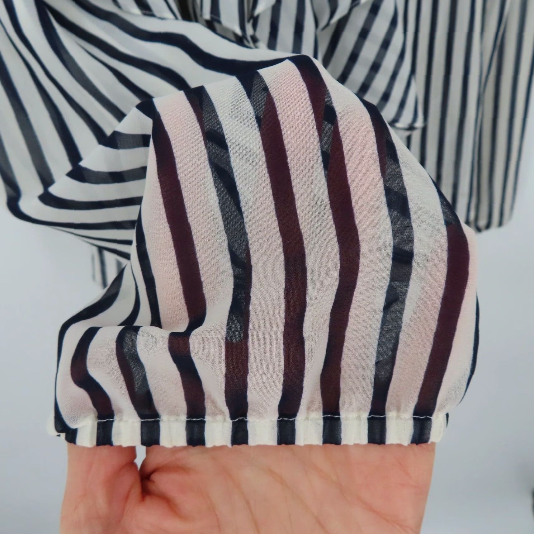 Vintage **Y2K VINTAGE Cache Women Blue White Stripe Button Blouse Shirt NEW** User: Y2K VINTAGE Cache Women Blue White Stripe Button Blouse Shirt NEW Size M / US 6-8 / IT 42-44 - 5 Thumbnail