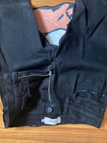 Hudson Skinny Waxed Hudson Jeans Black Size US 30 / EU 46 - 4 Thumbnail