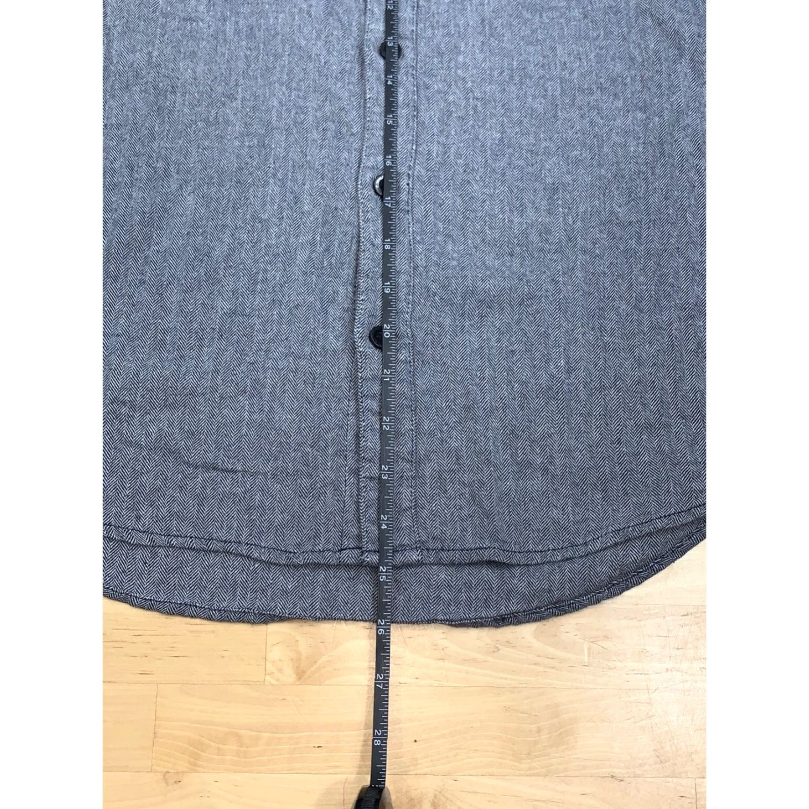Rusty RUSTY Button-Up Shirt S Long Sleeve Casual Chest Pocket Beach Surf Skate #6846 Mens Regular Gray Size US S / EU 44-46 / 1 - 4 Thumbnail