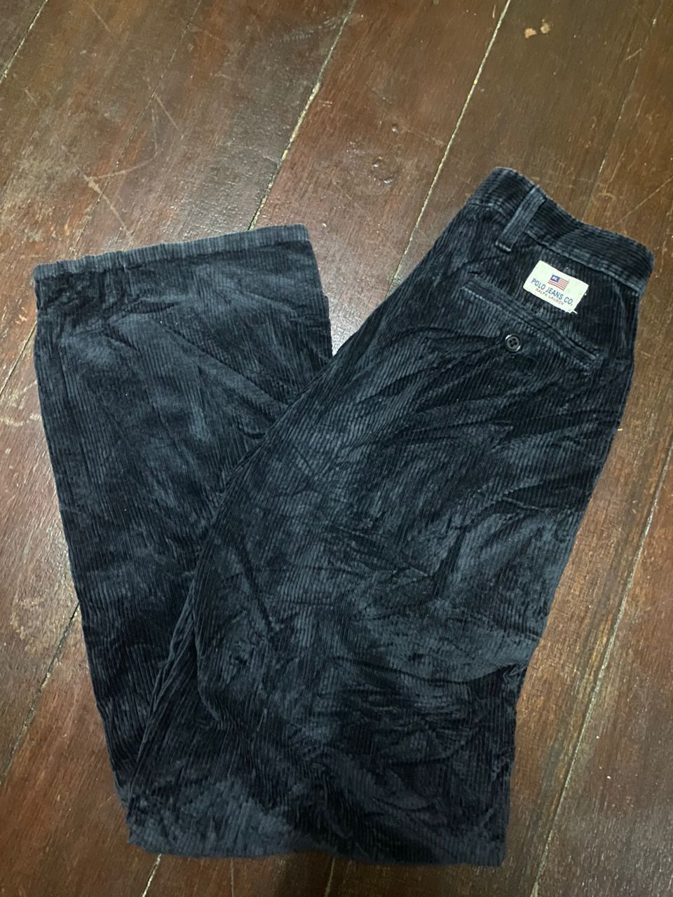Polo Ralph Lauren × Vintage Unisex🔥vintage polo jeans Ralph Lauren baggy cudroy pants Size US 28 / EU 44 - 3 Thumbnail