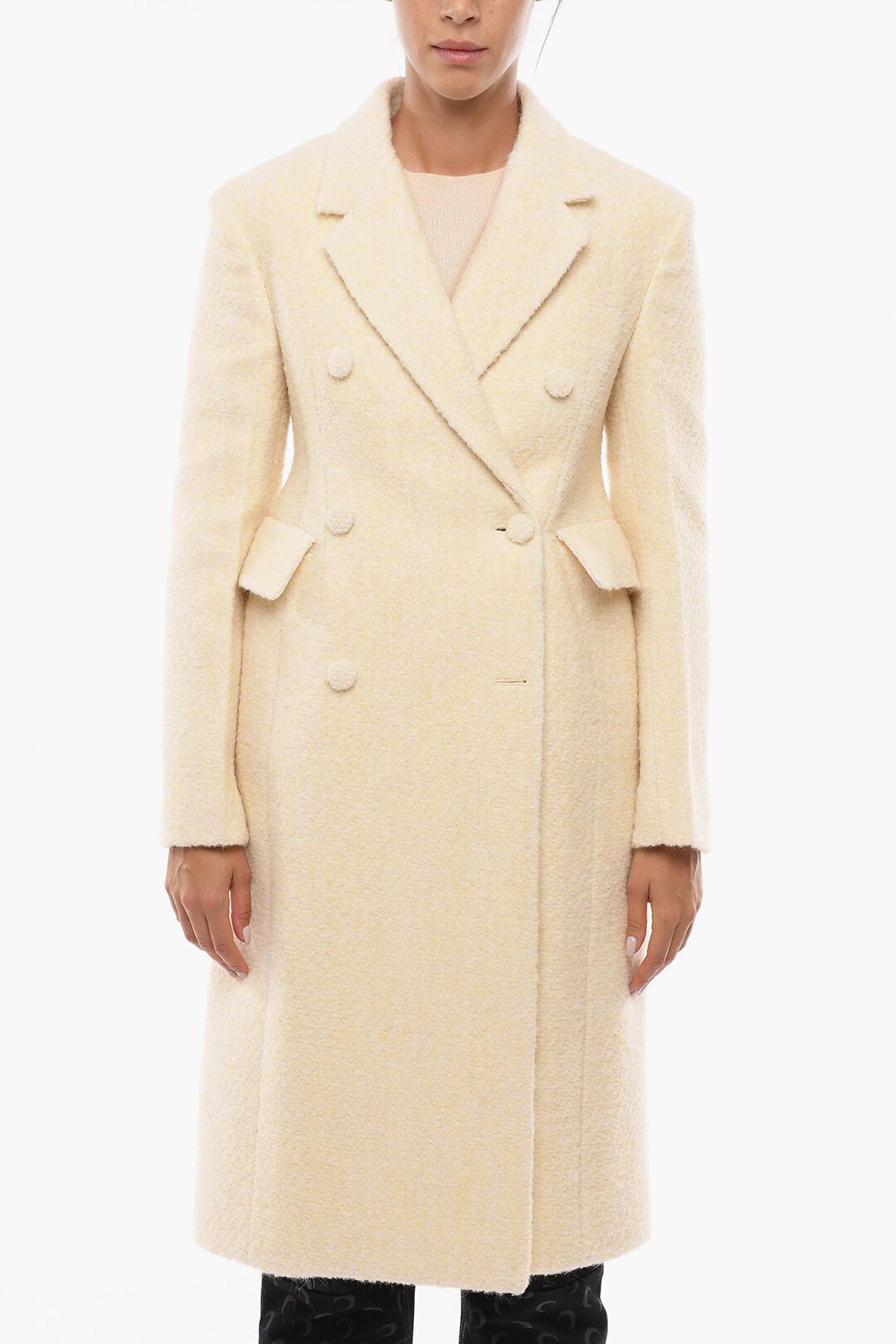 image of Jil Sander O1Dk11S0124 Coat In White, Women's (Size Small)