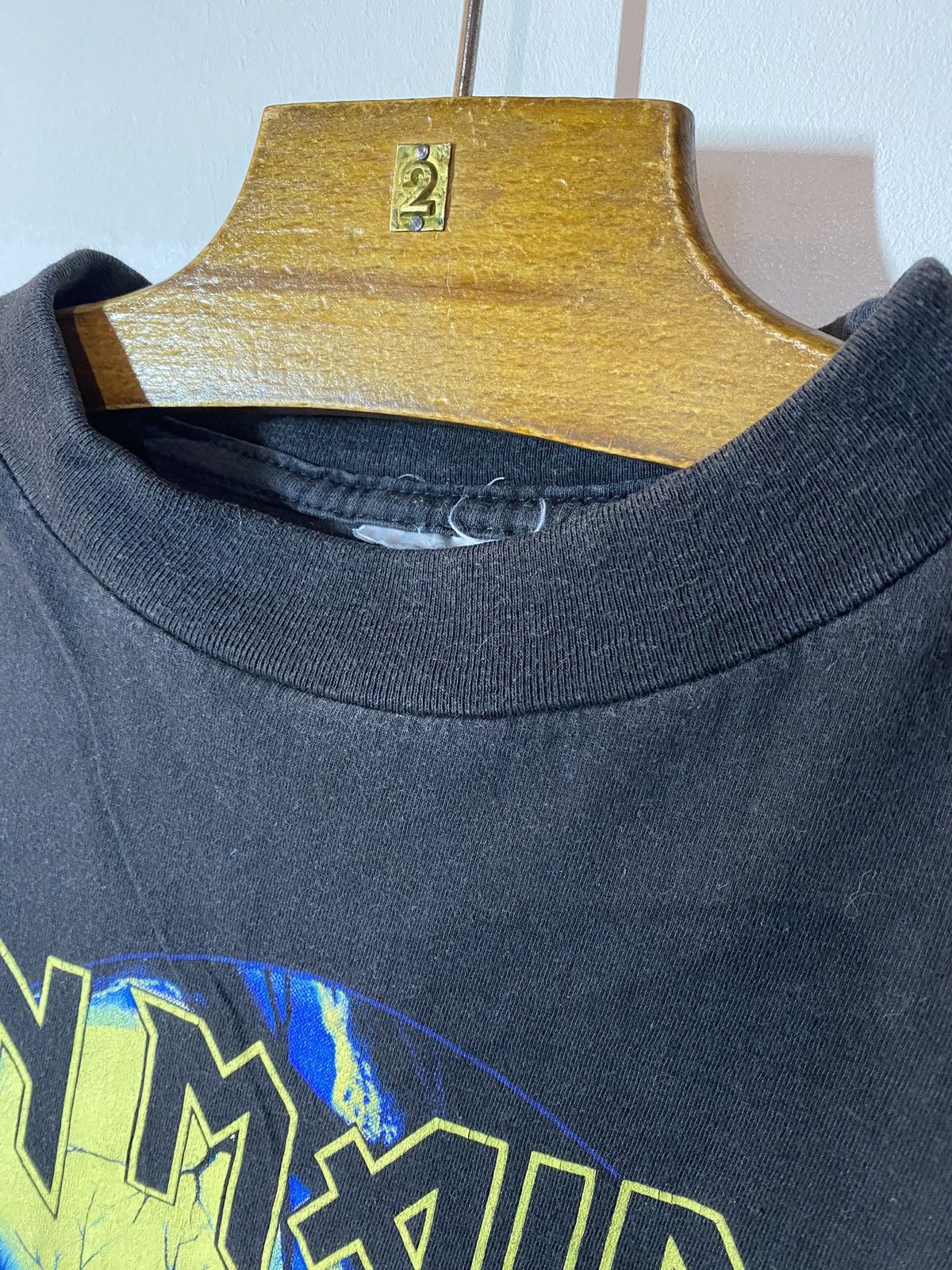 Band Tees × Vintage Vintage early 90s Iron maiden fear of the dark shirt Size US XL / EU 56 / 4 - 4 Thumbnail