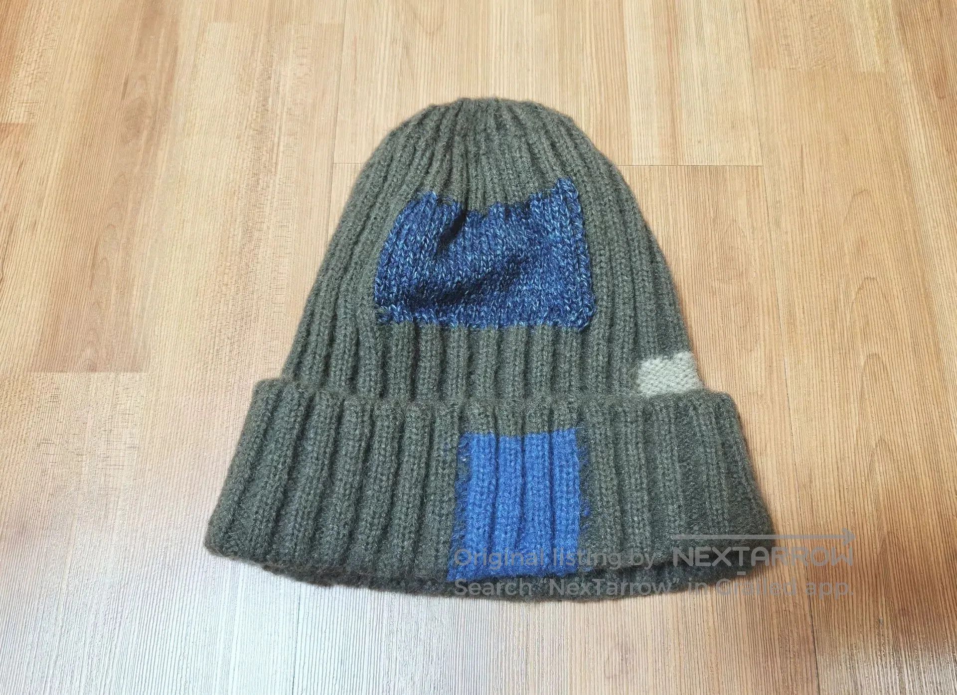 Kapital kapital patchwork knit beanie hat. Size ONE SIZE - 1 Thumbnail