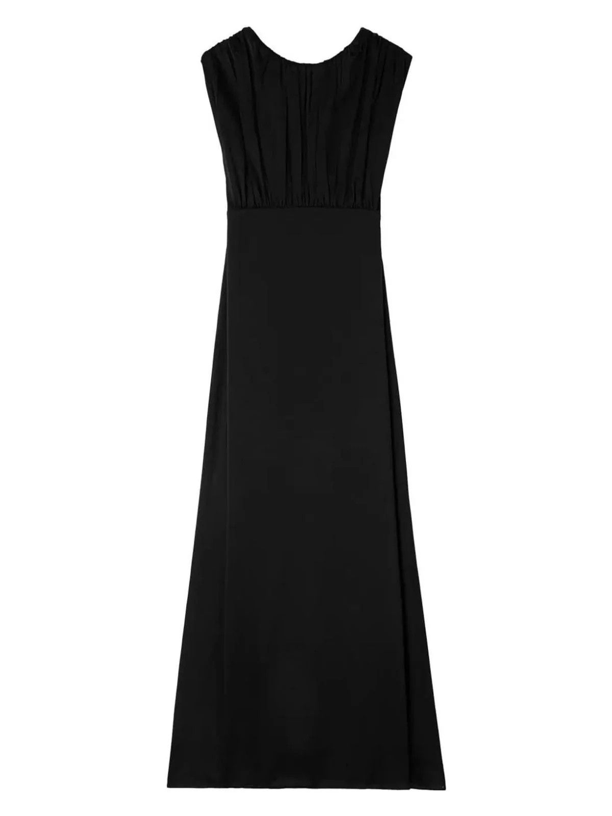 Jil Sander o1w1db10825 Midi Dress in Black Size S / US 4 / IT 40 - 1 Thumbnail