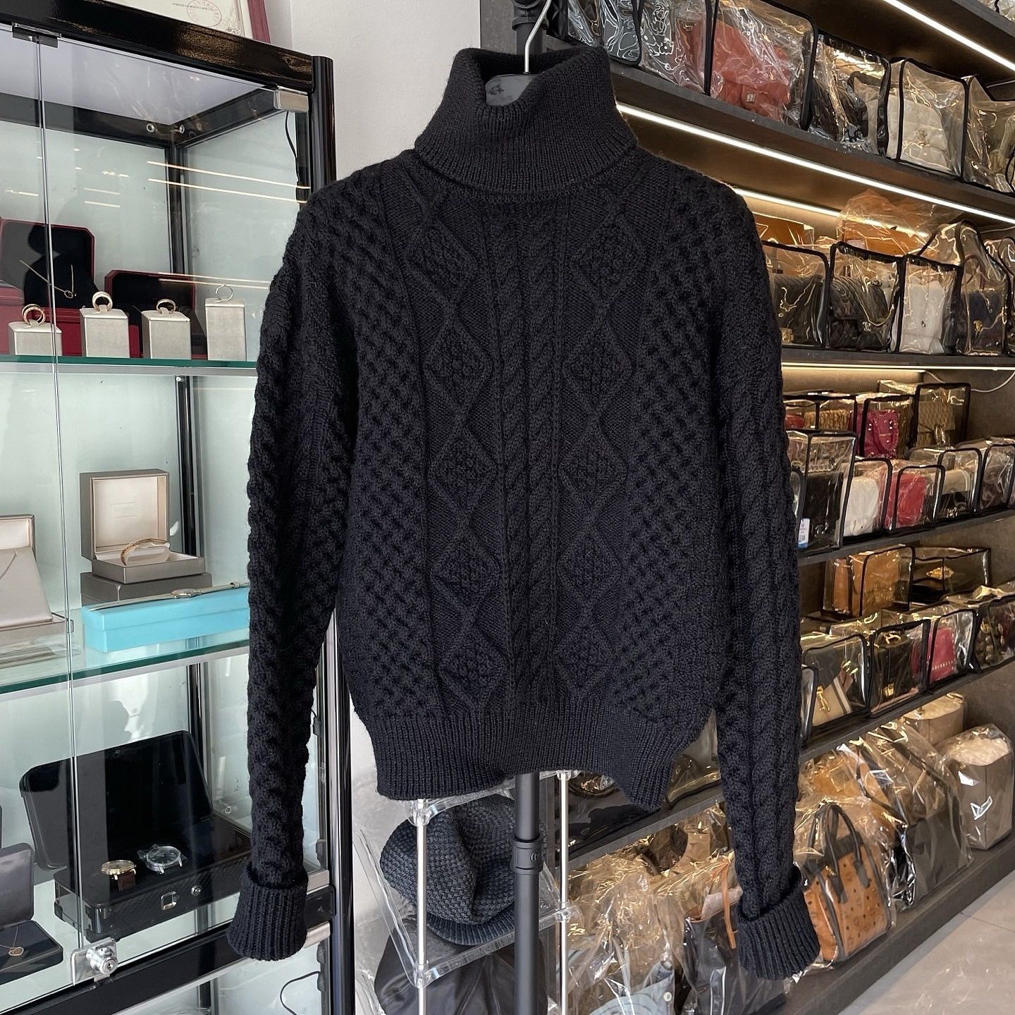 Saint Laurent Paris Saint Laurent Cable Knit Turtleneck Sweater Size S Size S / US 4 / IT 40 - 1 Thumbnail
