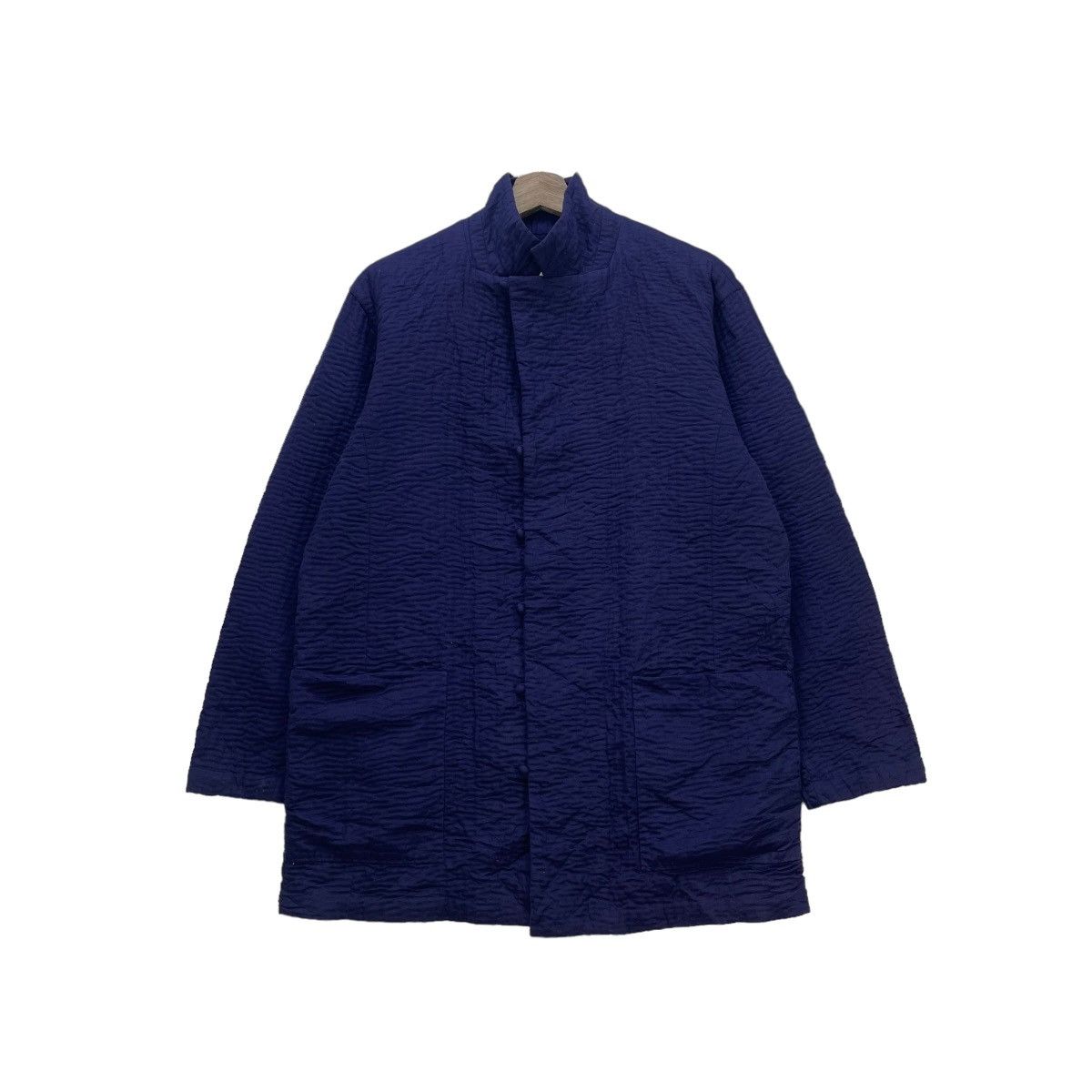 Indigo 🔥Haath By Issey Miyake Indigo Chinese Button Jacket Size US M / EU 48-50 / 2 - 2 Thumbnail