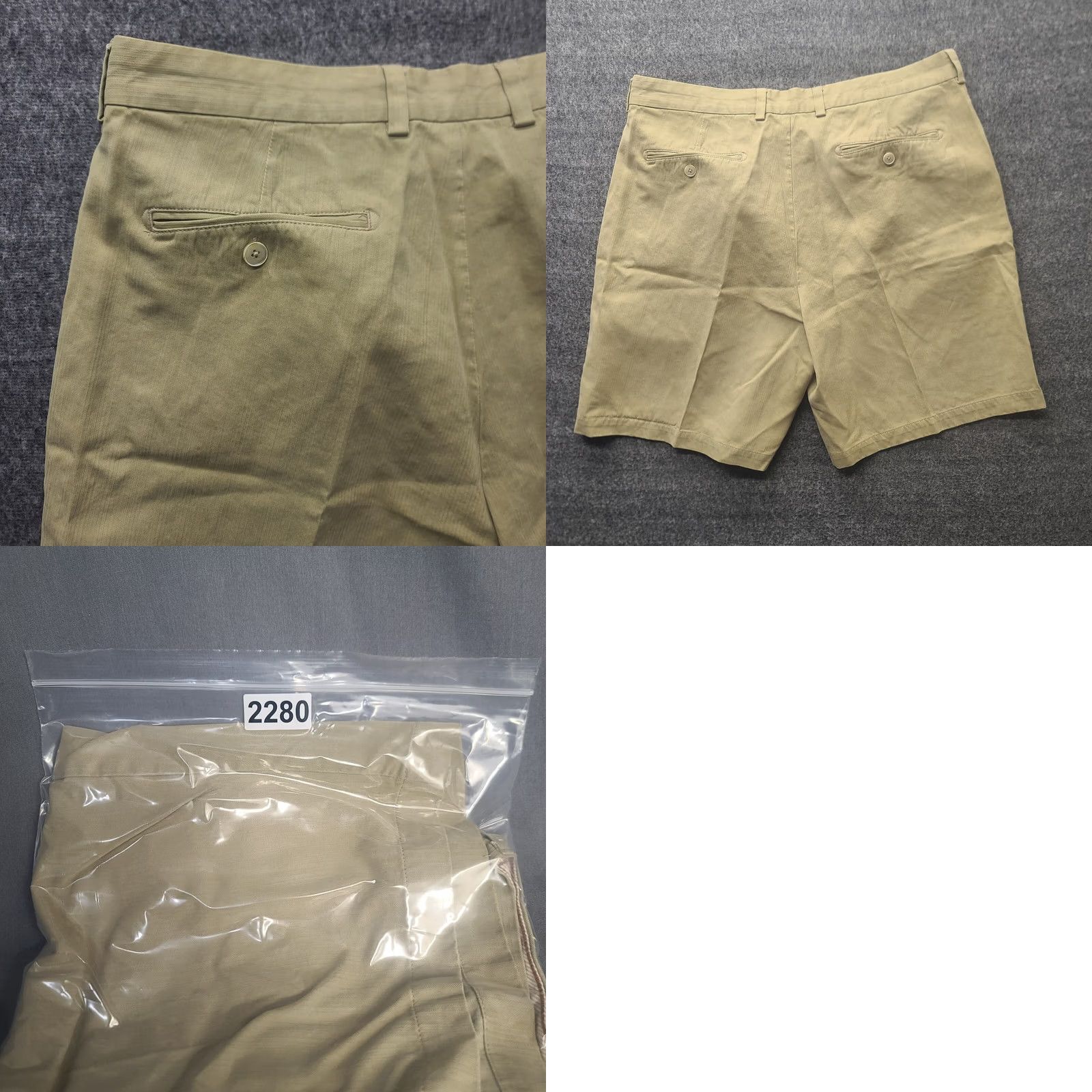Tommy Bahama Tommy Bahama Shorts Mens 36 Regular Fit Silk Bamboo Rayon Beach Casual Beige Solid Front Pockets Size US 36 / EU 52 - 9 Thumbnail