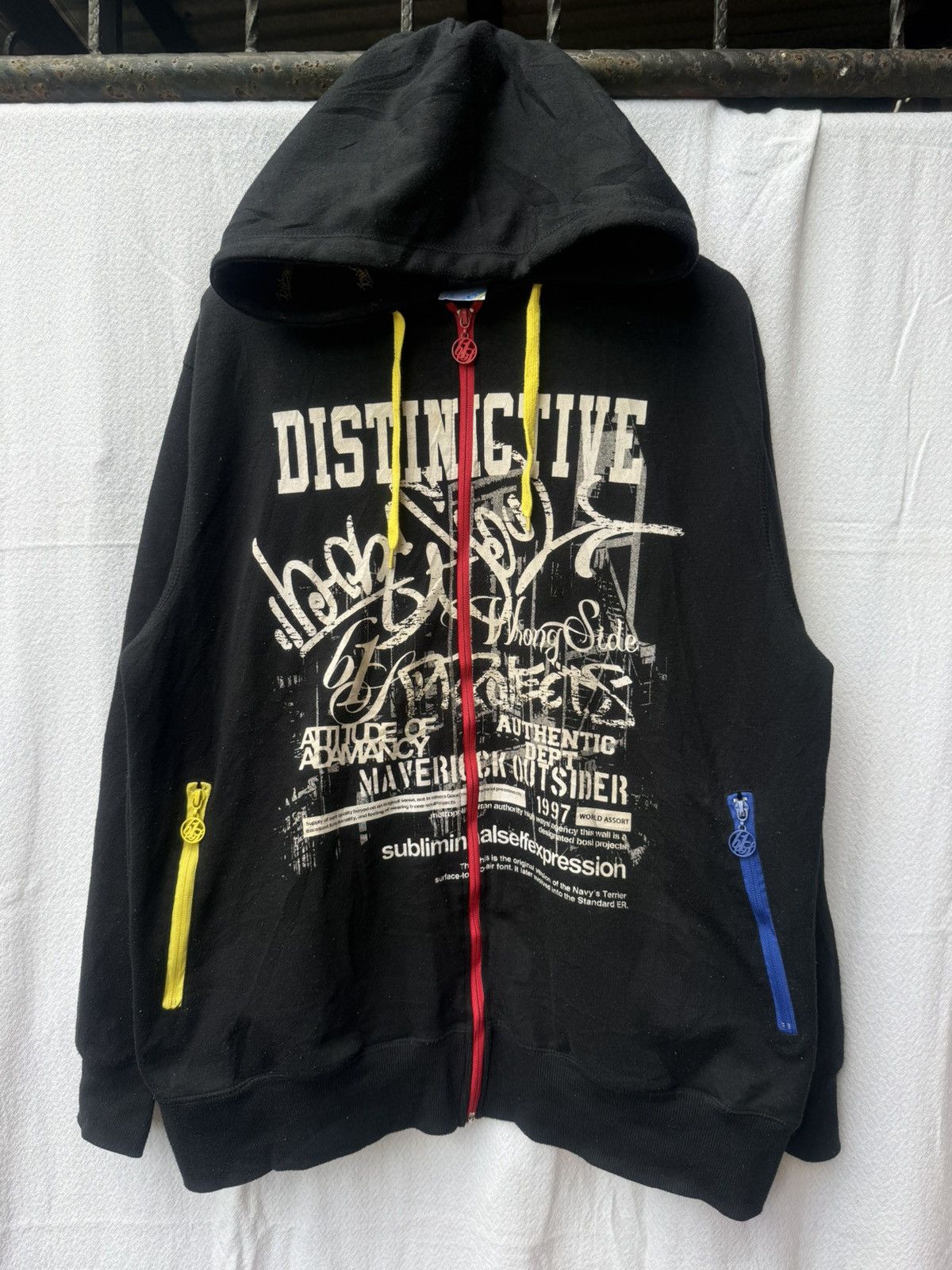 Hysteric Glamour B-one soul japanese zipper poem hoodie sweatshirt Size US XL / EU 56 / 4 - 1 Thumbnail