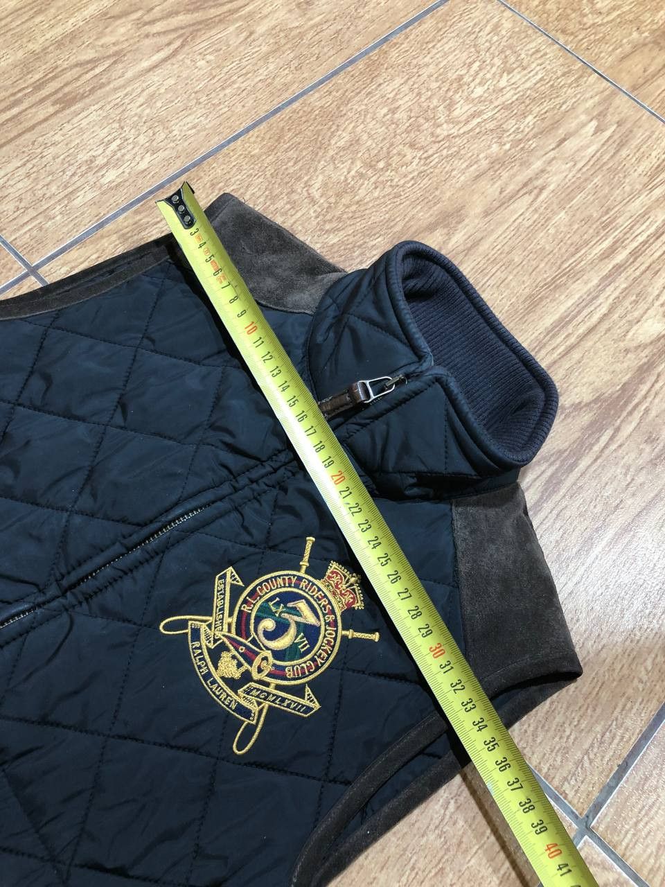 Polo Ralph Lauren Ralph Lauren Sport Vest Black Quilted Equestrian Crest Zip Size XS / US 0-2 / IT 36-38 - 10 Thumbnail