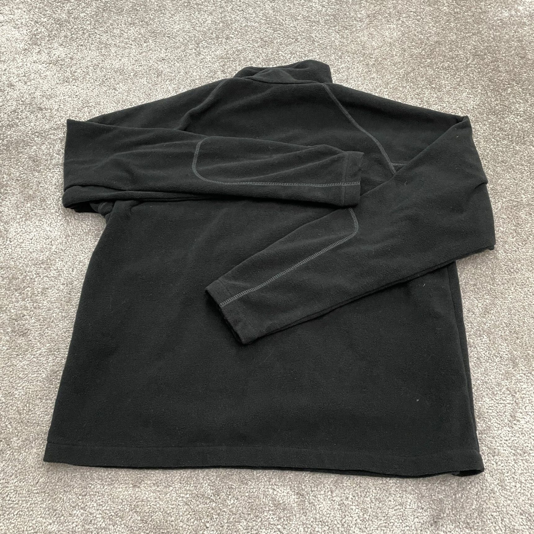 Vintage Columbia Exco Fleece Jacket Mens Large Black 1/4 Zip High Neck Outdoor Hiking Size US L / EU 52-54 / 3 - 2 Thumbnail