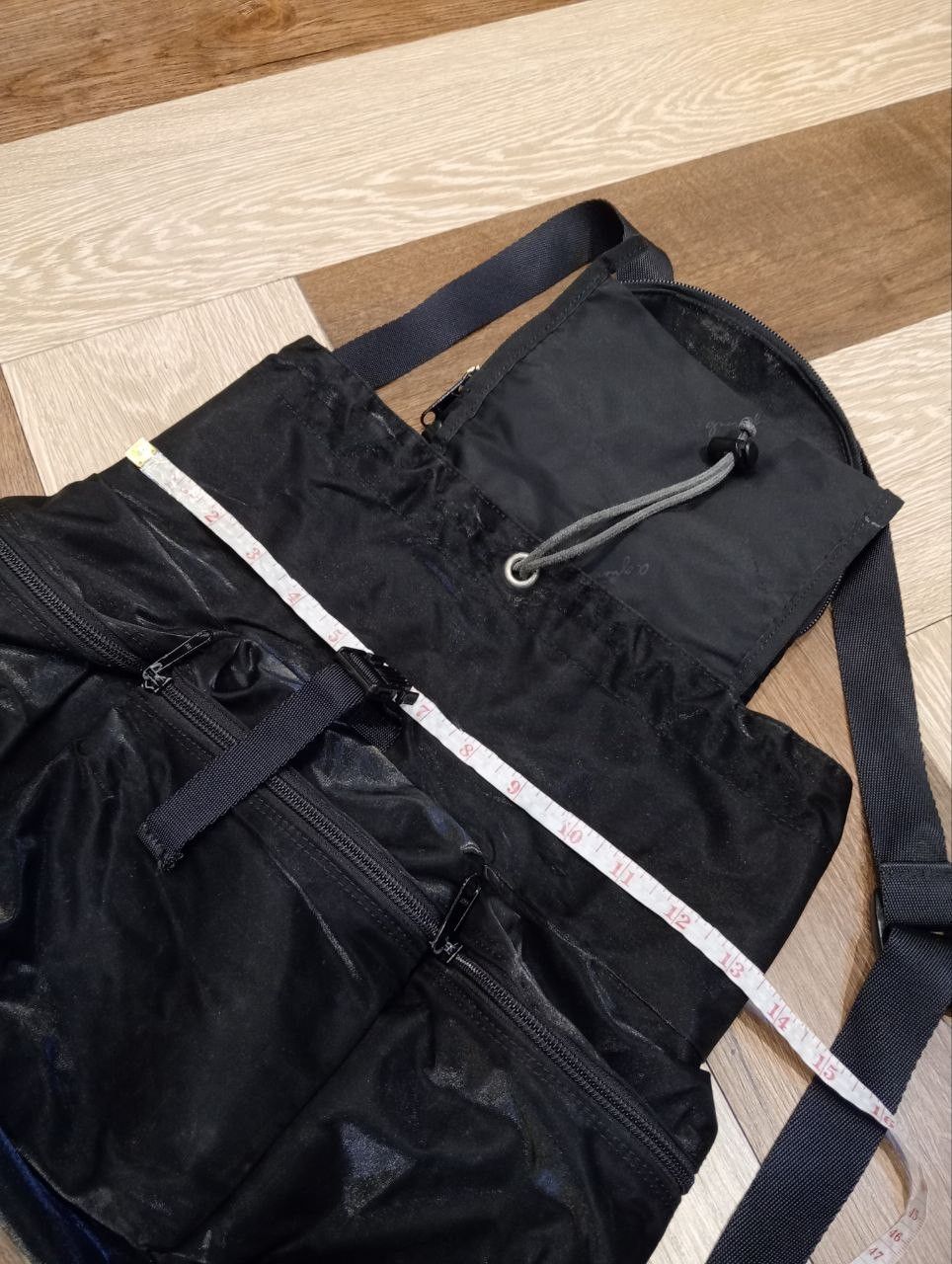 agnes b. VINTAGE AGNES B. VOYAGE BLACK CARGO BACKPACK Size ONE SIZE - 10 Thumbnail