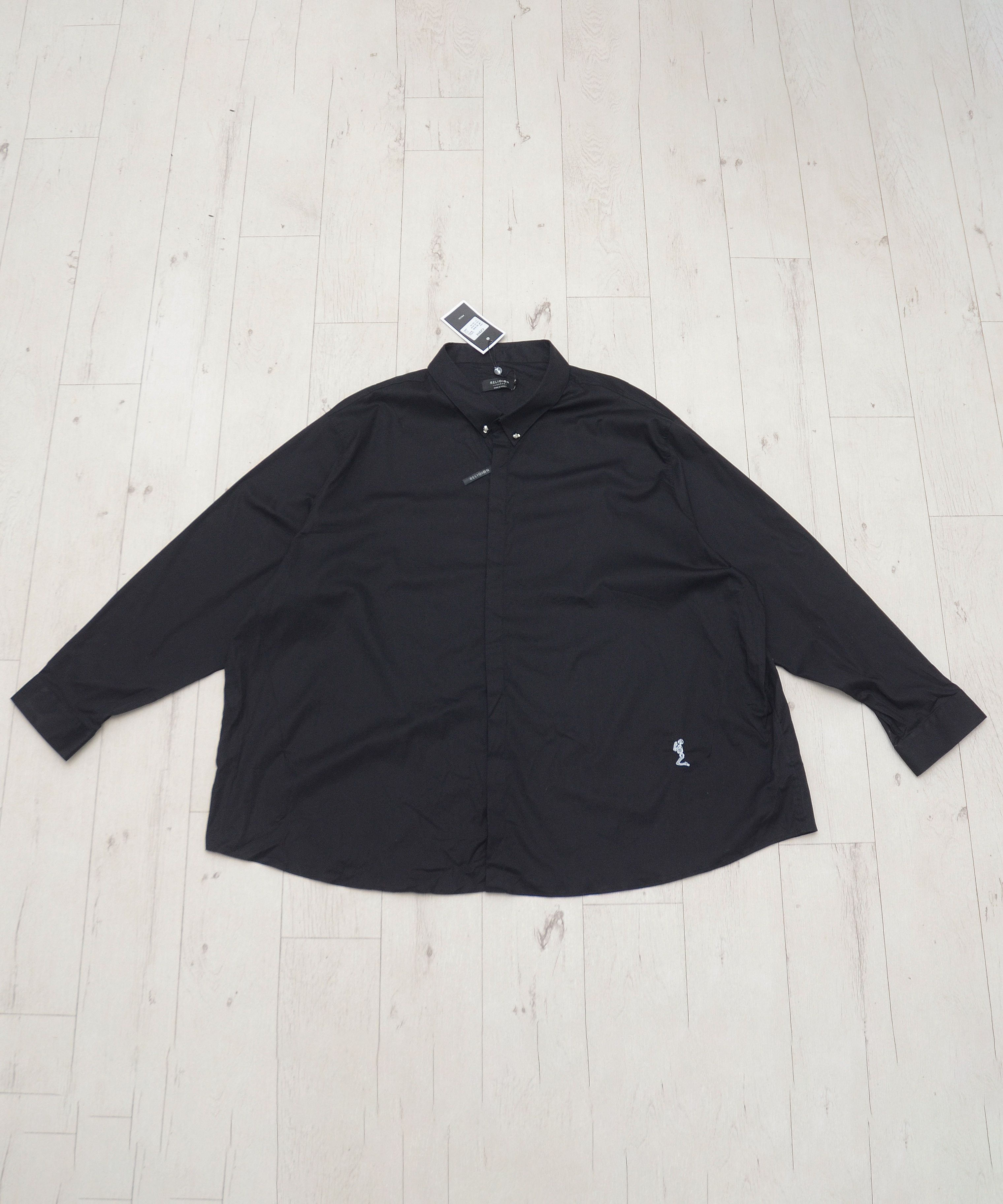 Other RELIGION SKULL Button Down Dress Shirt Big Size 5XL Black Size US XXL / EU 58 / 5 - 2 Thumbnail