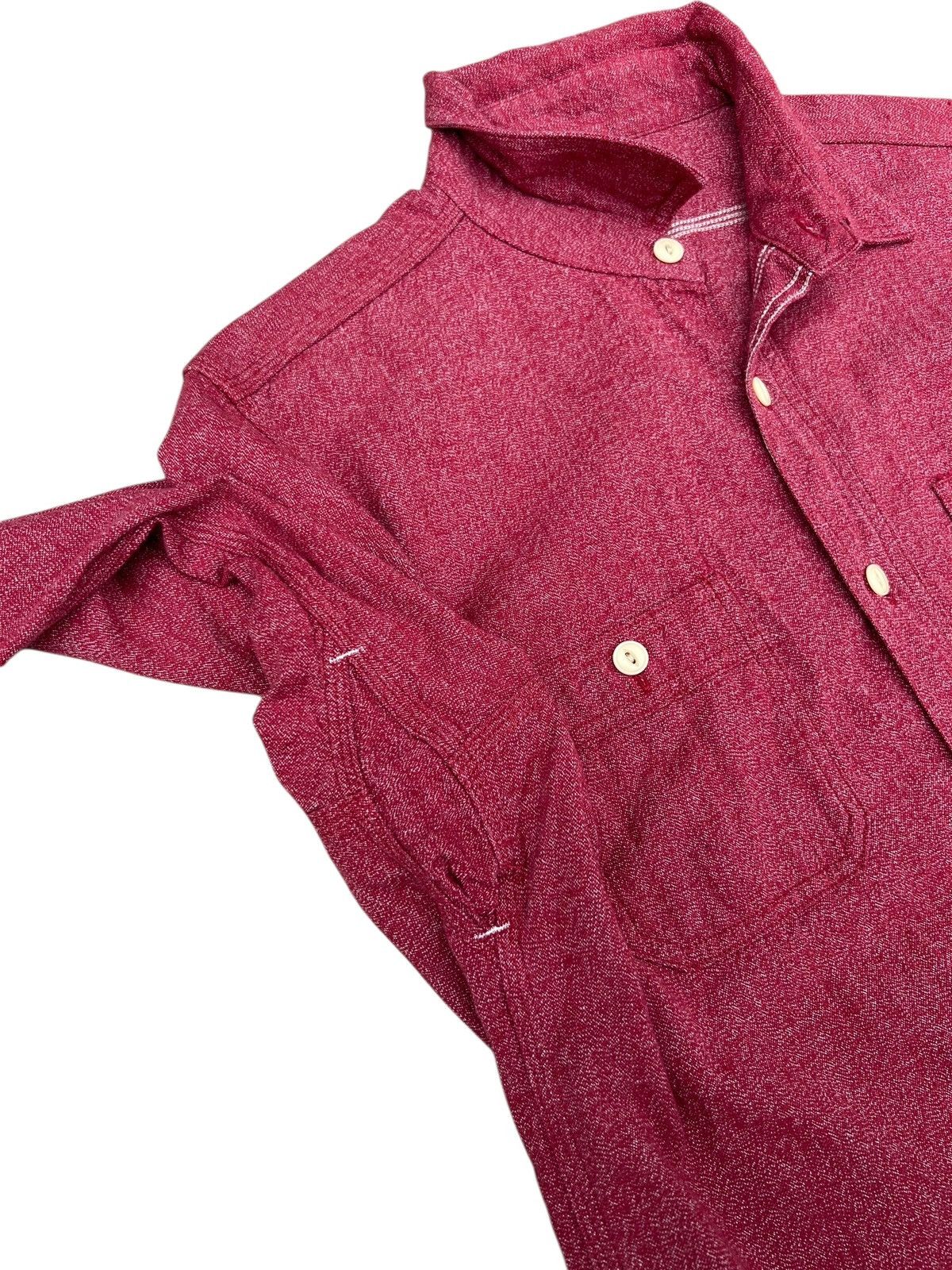 Freewheelers Days & Day Craft Selvedge Gusset Salt & Pepper Work Shirt Size US M / EU 48-50 / 2 - 10 Thumbnail