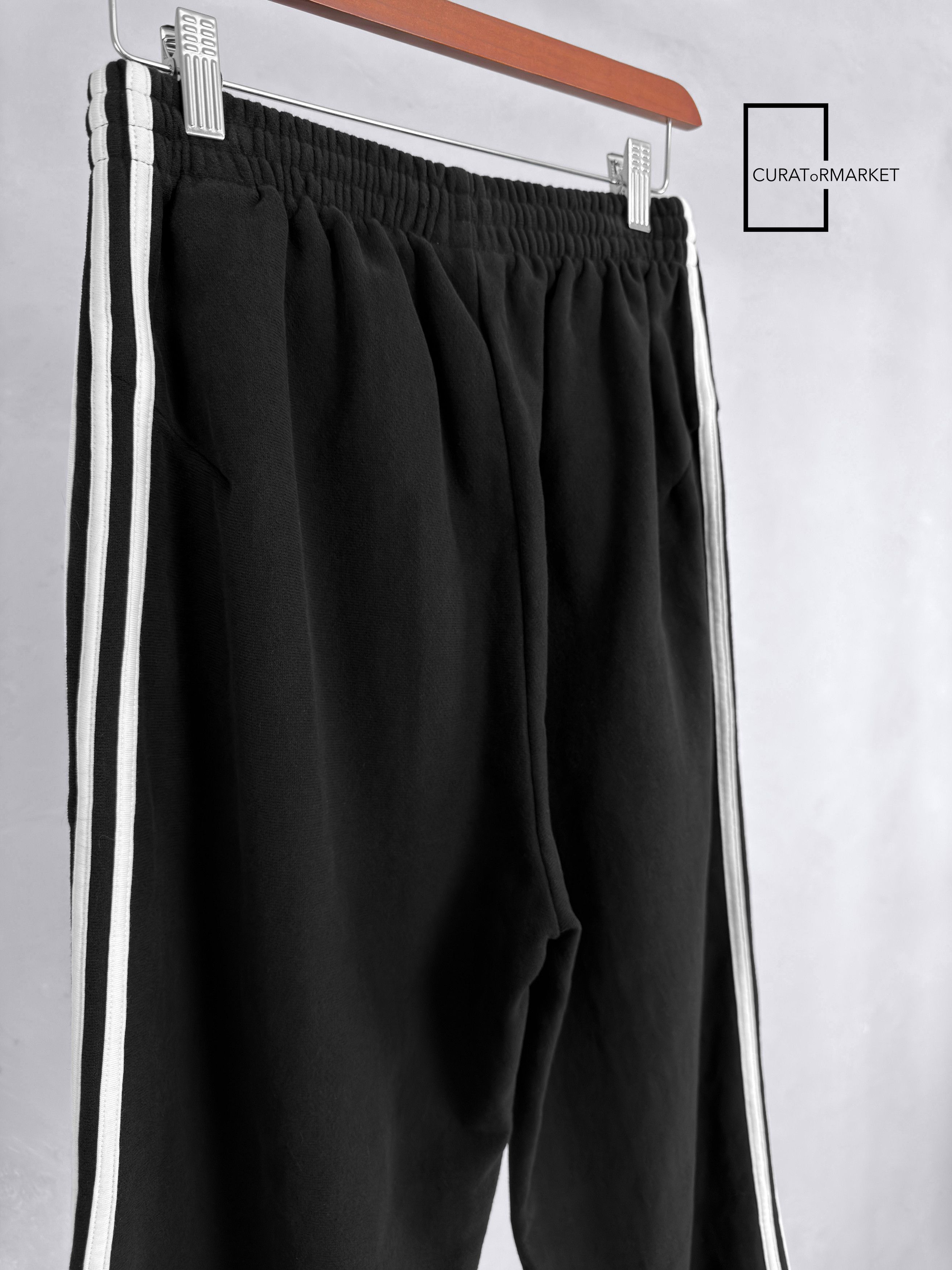 Adidas × Balenciaga XXS Cuffed Relaxed Track Pant Embroidered Logo Stripes SS21 Size US 32 / EU 48 - 5 Thumbnail