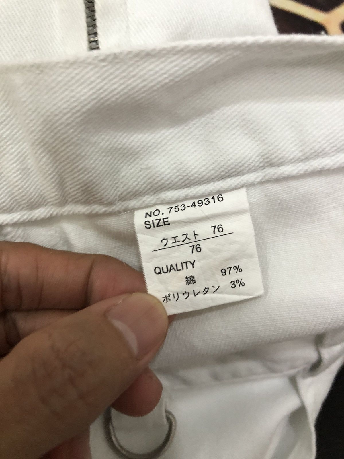 Japanese Brand Slash Number Multipocket Tactical Cargo White Pants Size US 28 / EU 44 - 19 Thumbnail
