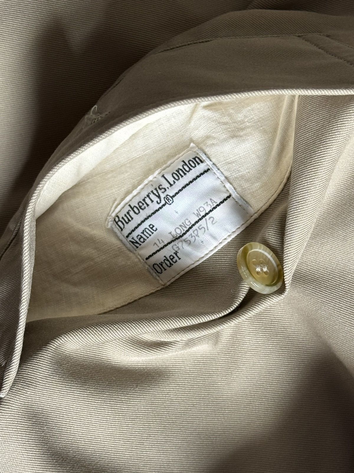 Burberry × Burberry Prorsum × Vintage Burberry 14Long burberrys beige trench coat light jacket 90s Size XL / US 12-14 / IT 48-50 - 8 Thumbnail