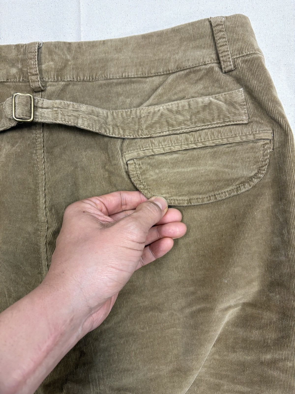 Barena BARENA Tapered Corduroy Trousers Camel Brown IT 50 (US 34) Size US 34 / EU 50 - 7 Thumbnail