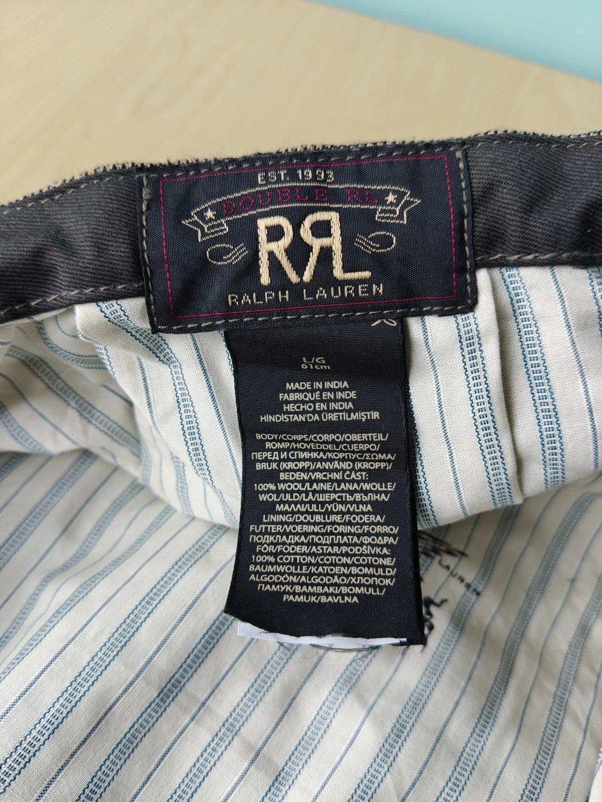 RRL Ralph Lauren DOUBLE RL Wool-Cotton Glen Plaid Newsboy Cap T/1908 Size ONE SIZE - 11 Thumbnail