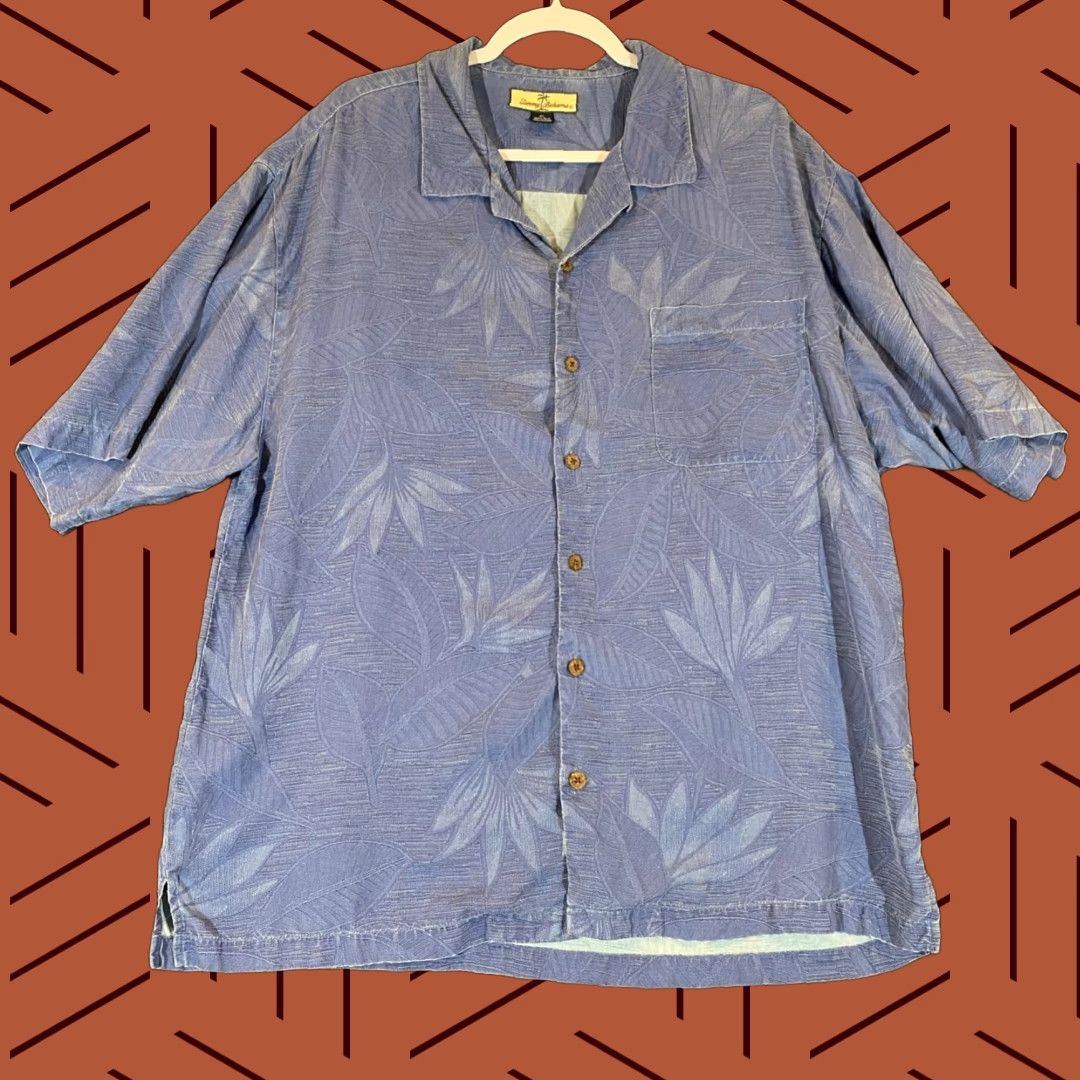 Tommy Bahama VINTAGE Tommy Bahama Shirt Mens XL Short Sleeve Floral Silk Casual Summer Outdoor Men Size US XL / EU 56 / 4 - 1 Thumbnail