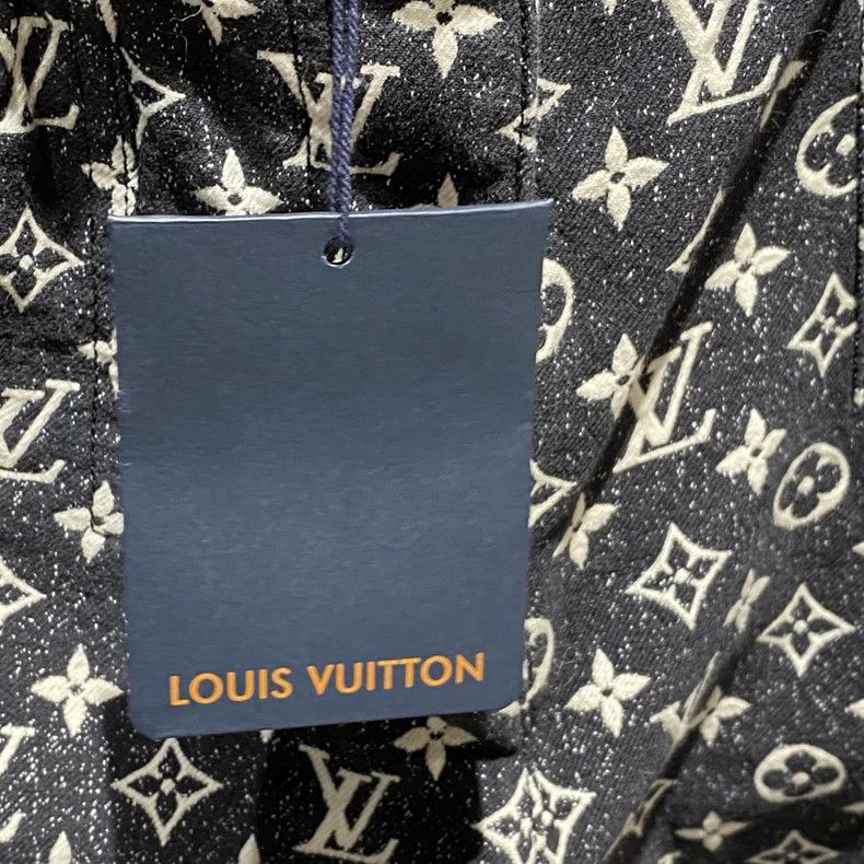 Louis Vuitton Louis Vuitton Black presbyopic full-print jeans Size US 34 / EU 50 - 5 Thumbnail