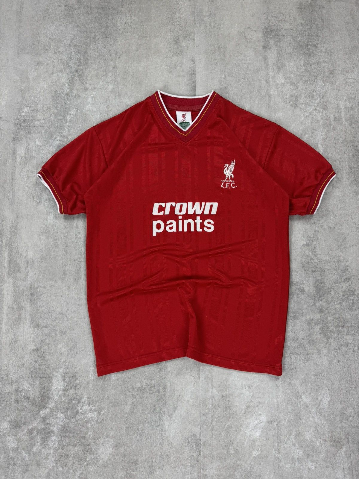 Vintage SCORE DRAW LFC OFFICIAL RETRO SOCCER JERSEY LIVERPOOL Size US M / EU 48-50 / 2 - 1 Thumbnail