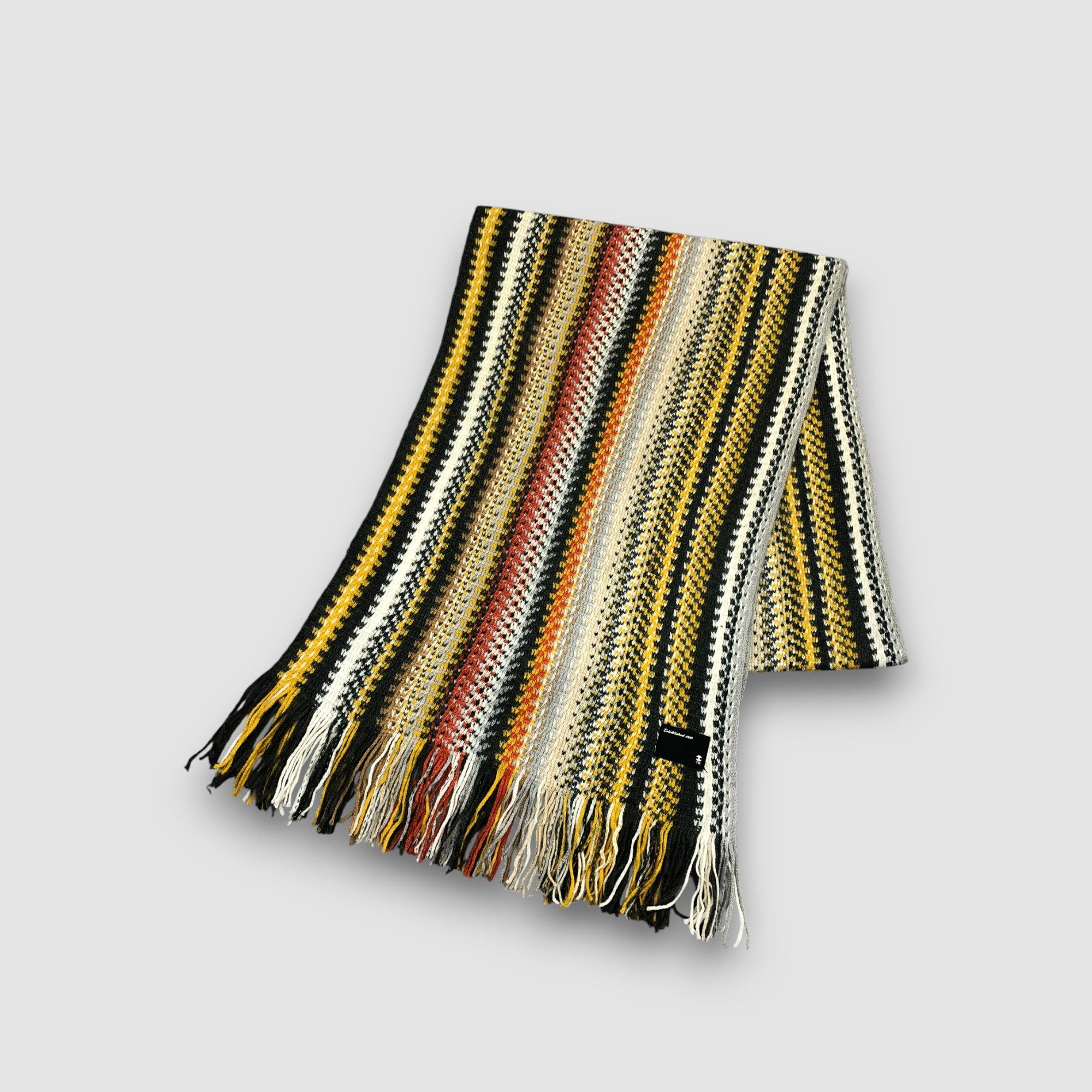 Takeo Kikuchi Vintage Takeo Kikuchi Scarf Muffler Knitted Wool Scarves Size ONE SIZE - 3 Thumbnail