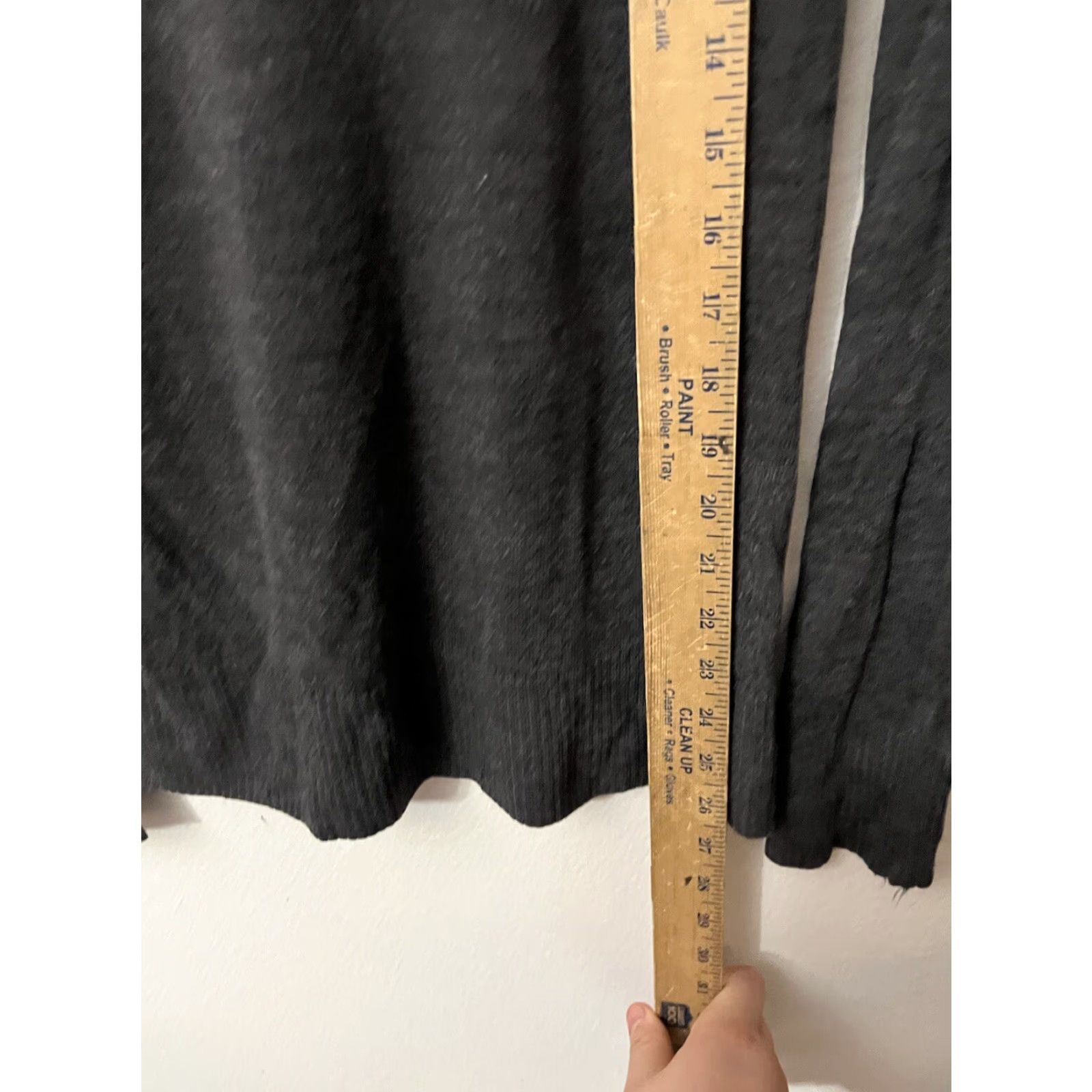 H&M VINTAGE H&M Women's Sweater Pullover V-Neck Long Sleeve Cotton Logo Gray Medium Size M / US 6-8 / IT 42-44 - 4 Thumbnail