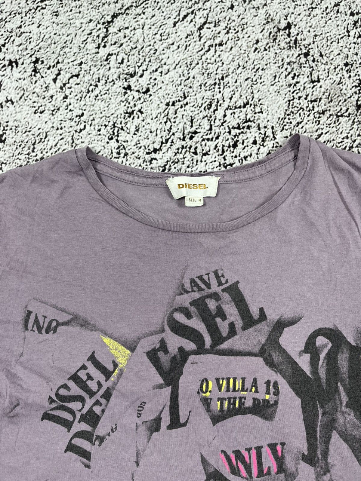 Diesel Vintage Y2K Diesel big logo t shirt streetwear size M Size US M / EU 48-50 / 2 - 3 Thumbnail