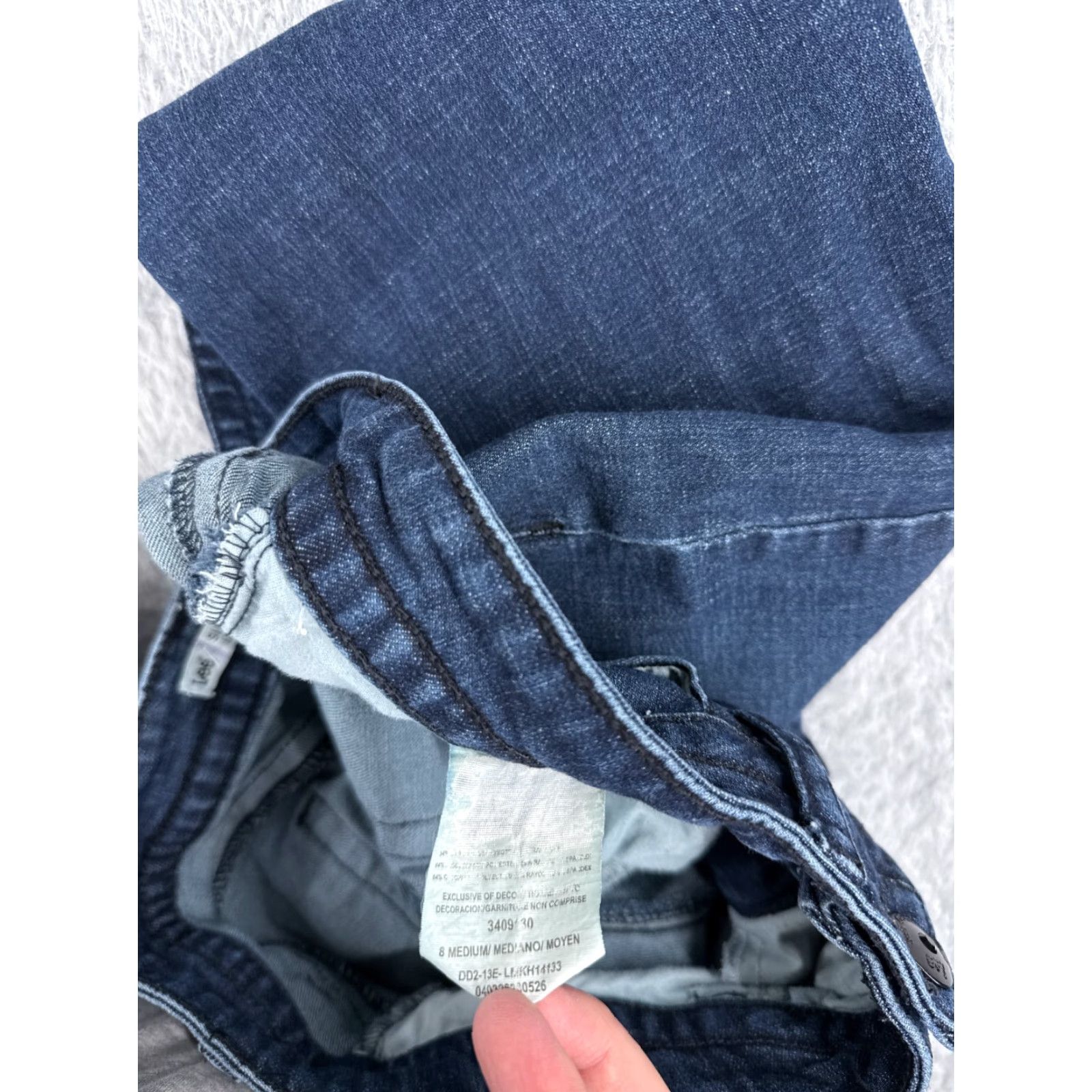 Lee Lee Jeans Women 8 Blue Denim Bootcut Slimming Secret Slender 27x30 Cotton Cotton Blend 5-Pocket Western Southwestern Cowboy Jeans Mens? Wait. Size 30" / US 8 / IT 44 - 7 Thumbnail