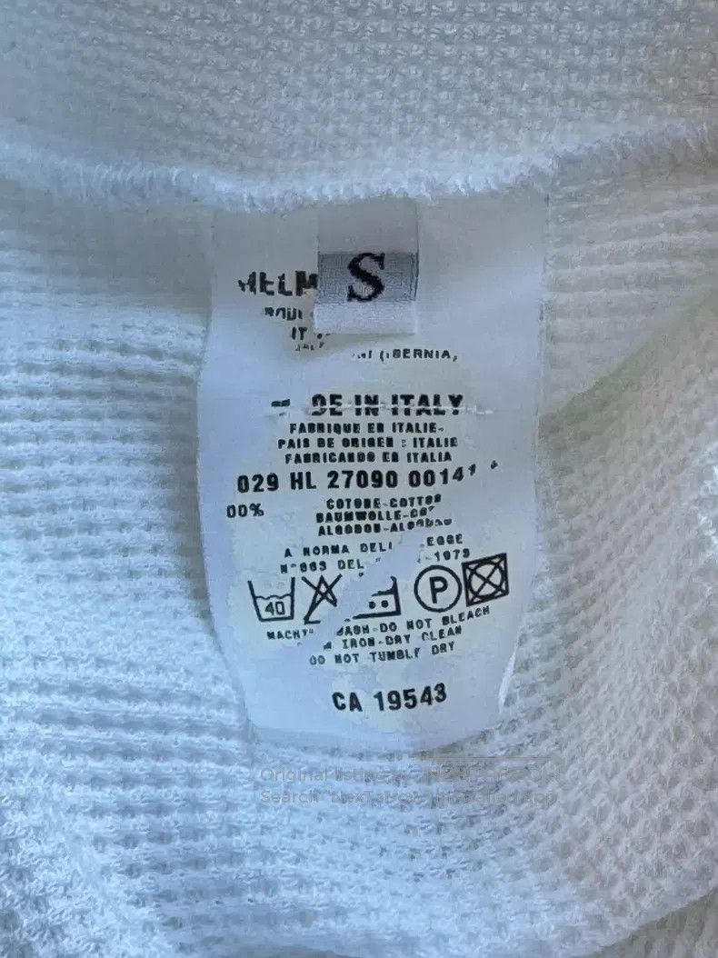 Helmut Lang Helmut Lang Shoulder Patch Piqué Short Sleeve Size US S / EU 44-46 / 1 - 6 Thumbnail
