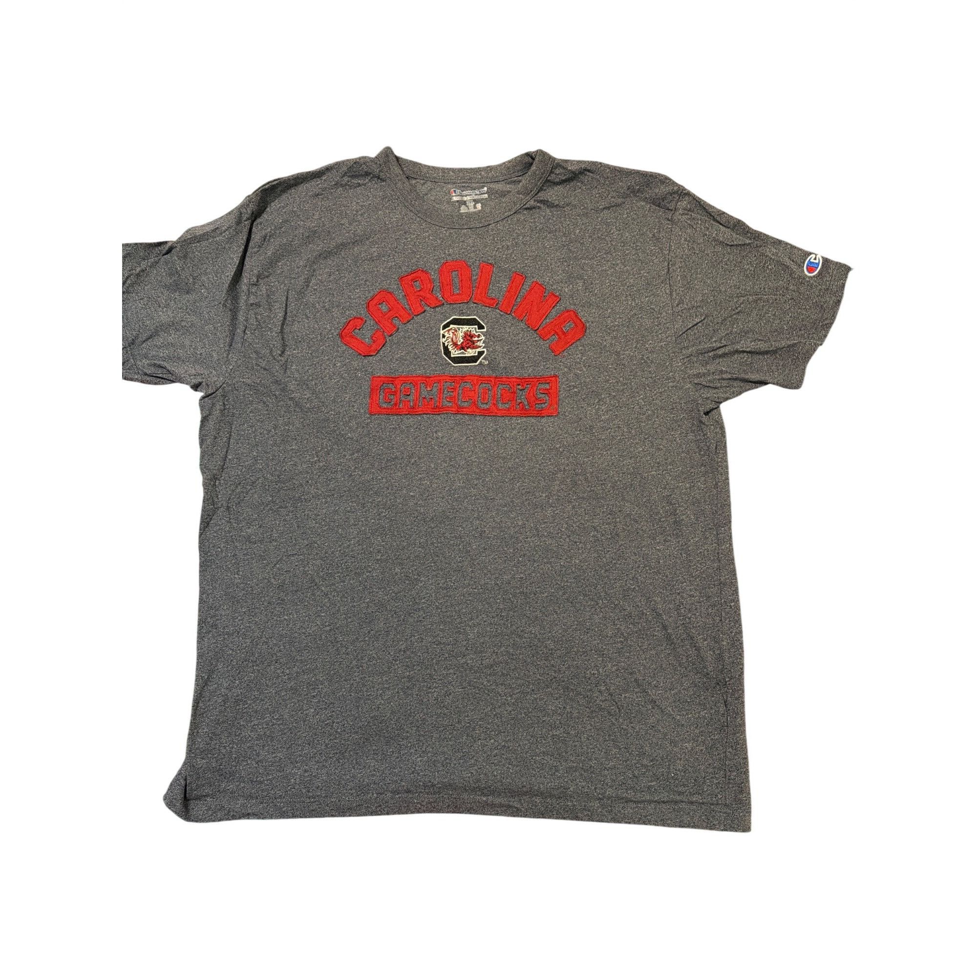Champion Champion Carolina Gamecocks Athletic T-Shirt Gray Sewn Red L Size US XXL / EU 58 / 5 - 1 Thumbnail