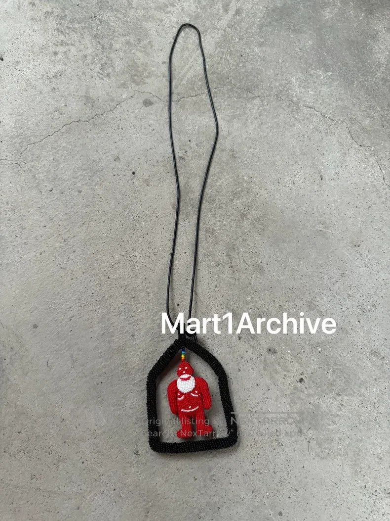 Walter Van Beirendonck Walter Van Beirendonck Beaded Doll Necklace Size ONE SIZE - 1 Thumbnail