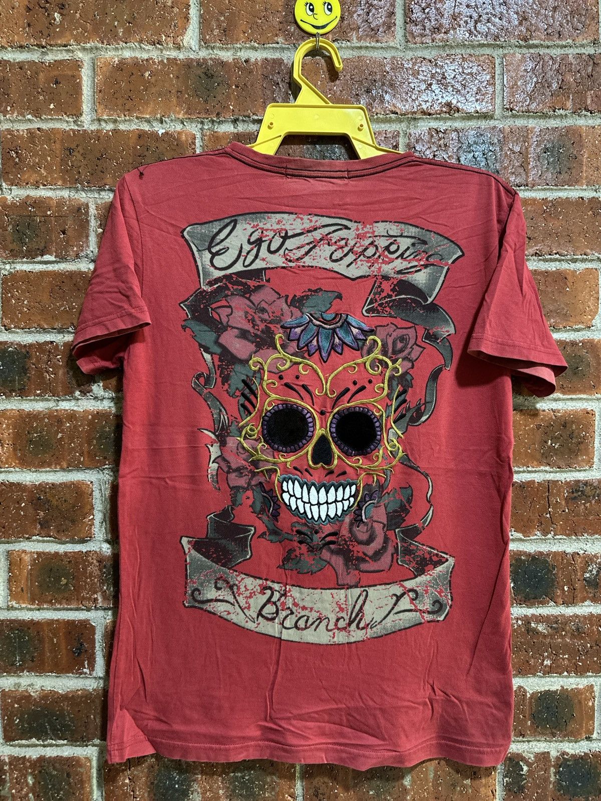 Japanese Brand Vintage Ego Japan Branch Embroidery Faded Tee Size US M / EU 48-50 / 2 - 1 Thumbnail