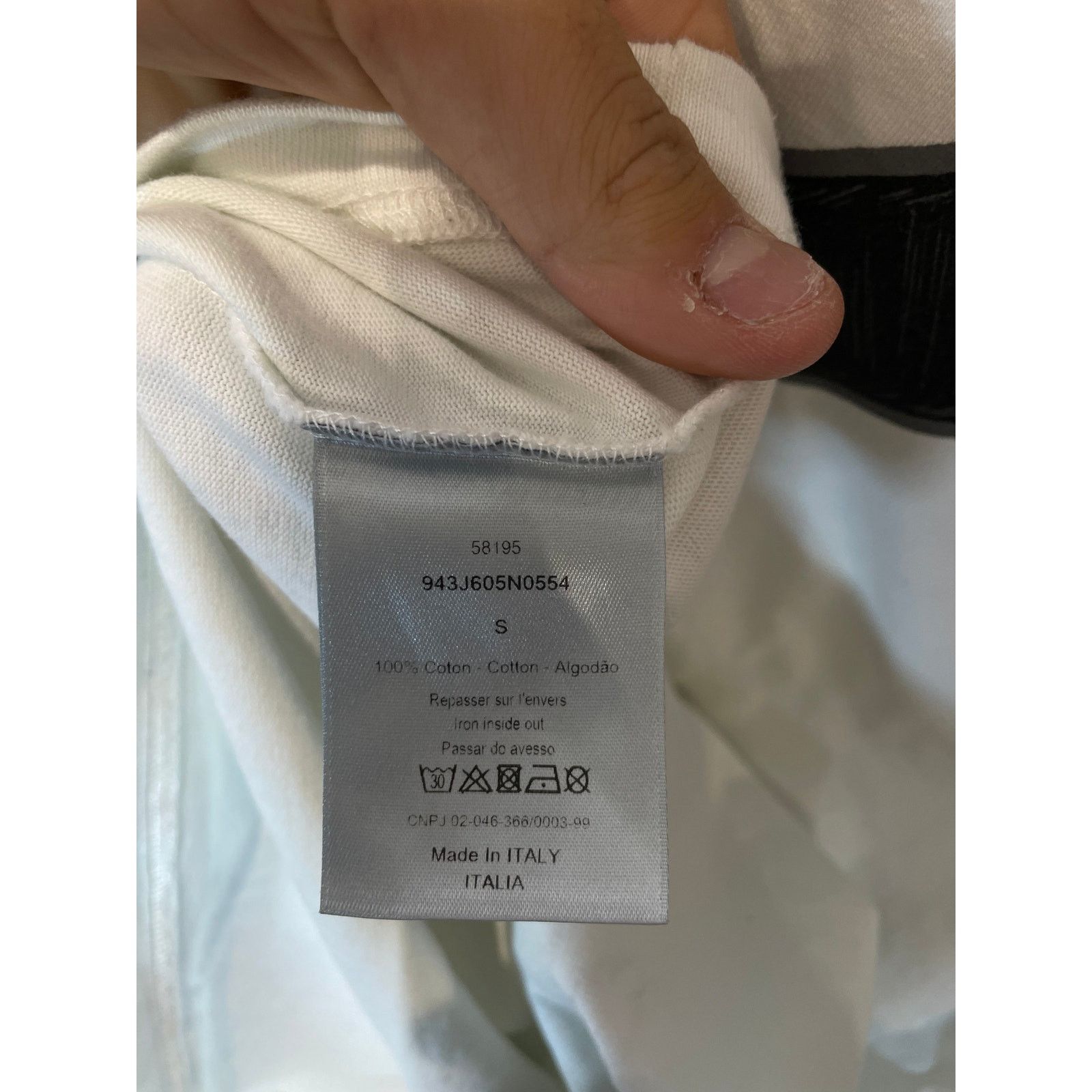 Dior Dior Saddle Tee White Black Used Small Size US S / EU 44-46 / 1 - 4 Thumbnail