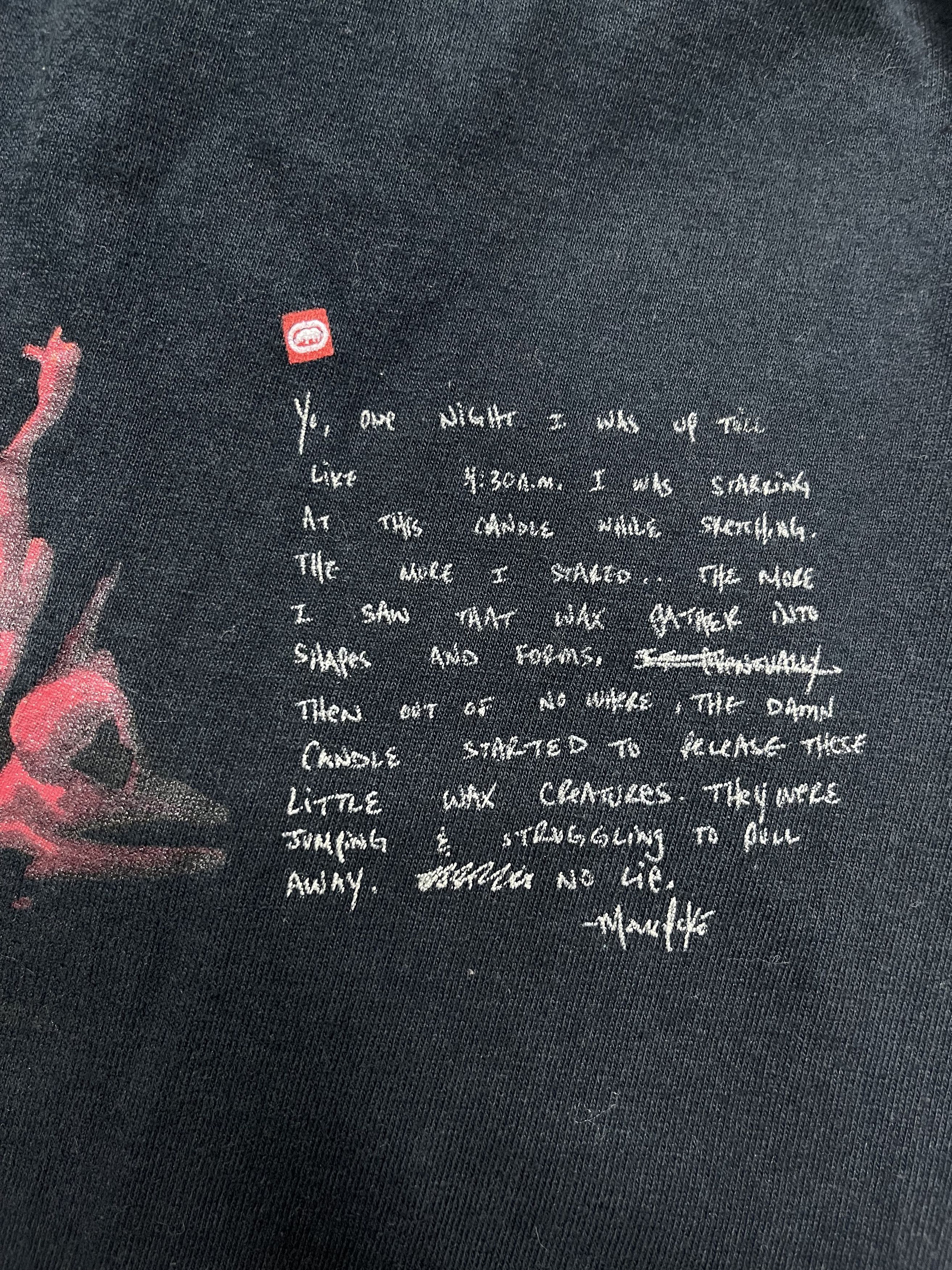 Ecko Unltd. Rare Ecko Art Candle Y2K T Shirt Size US XXL / EU 58 / 5 - 8 Thumbnail