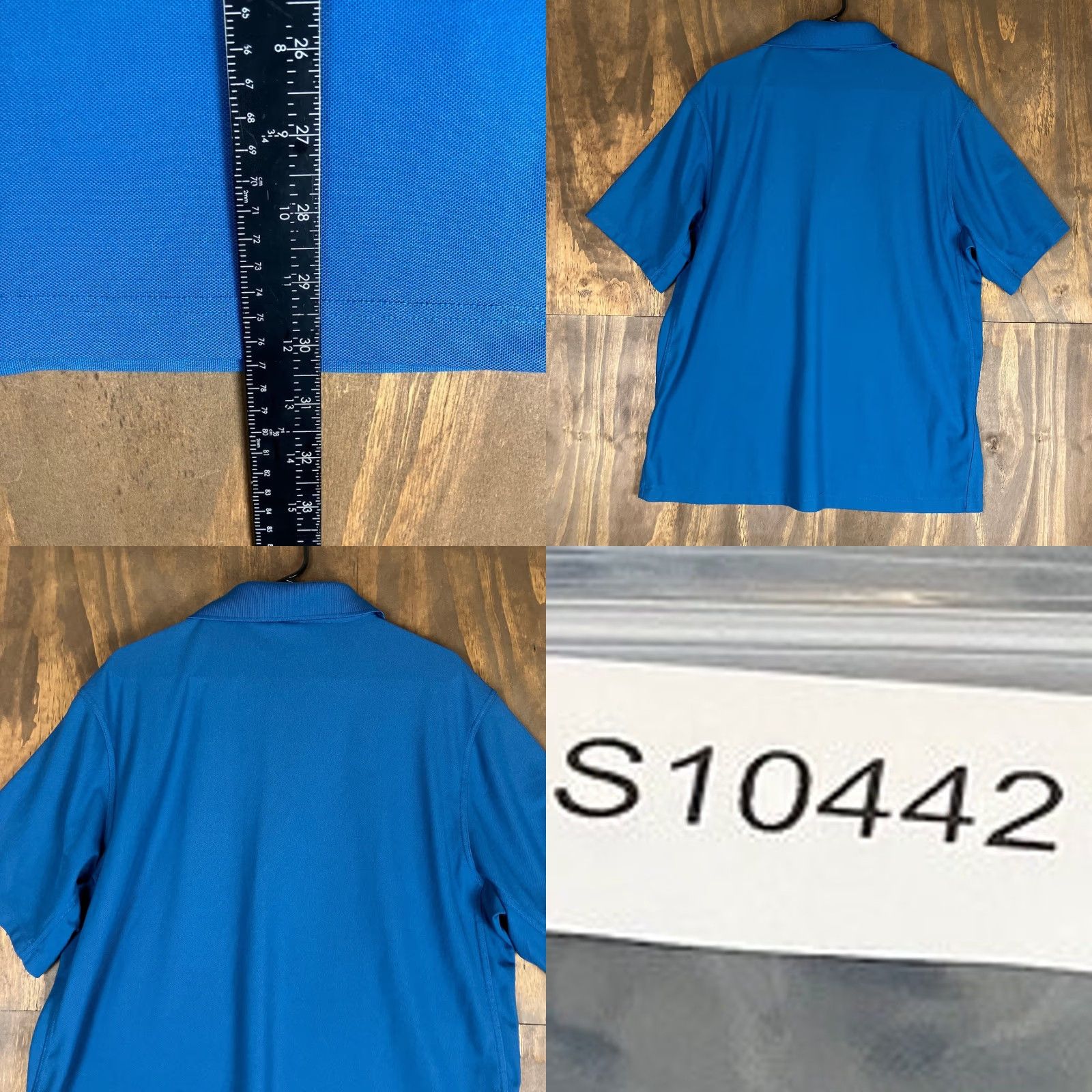 Wrangler Wrangler Mens Shirt Blue Polo Breathe On Wicking Tech Short Sleeve XLT Shirt Mens Blue Polo Breathe On Wicking Tech Short Sleeve XLT Size US XL / EU 56 / 4 - 8 Thumbnail