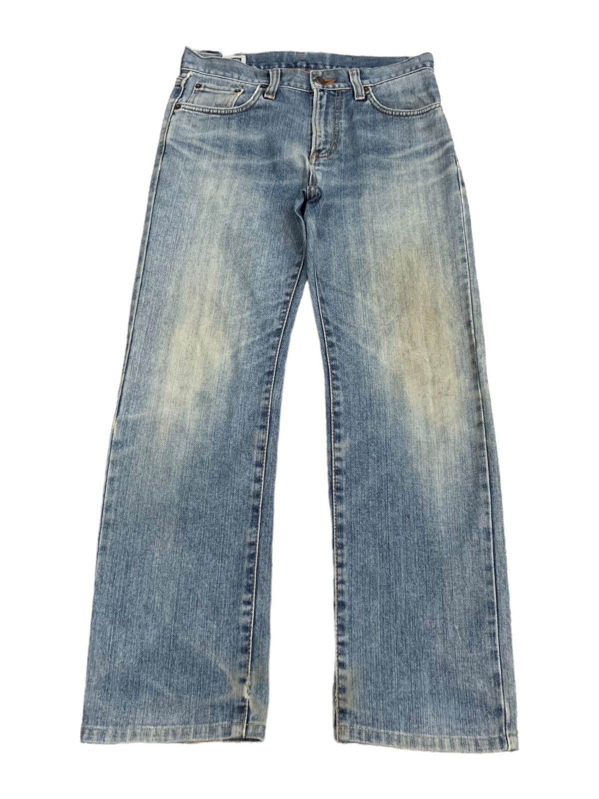 Edwin × Japanese Brand Edwin 403 Tapered Distressed Denim Pants (AC46) Size US 30 / EU 46 - 3 Thumbnail